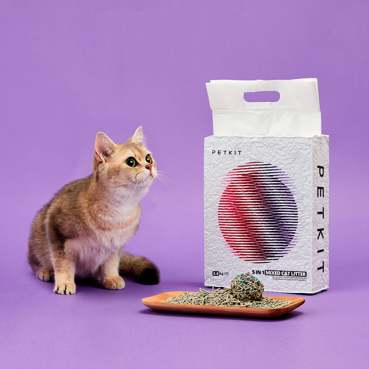 PETKIT Наполнитель для кошачьего туалета смесь 5 в 1
