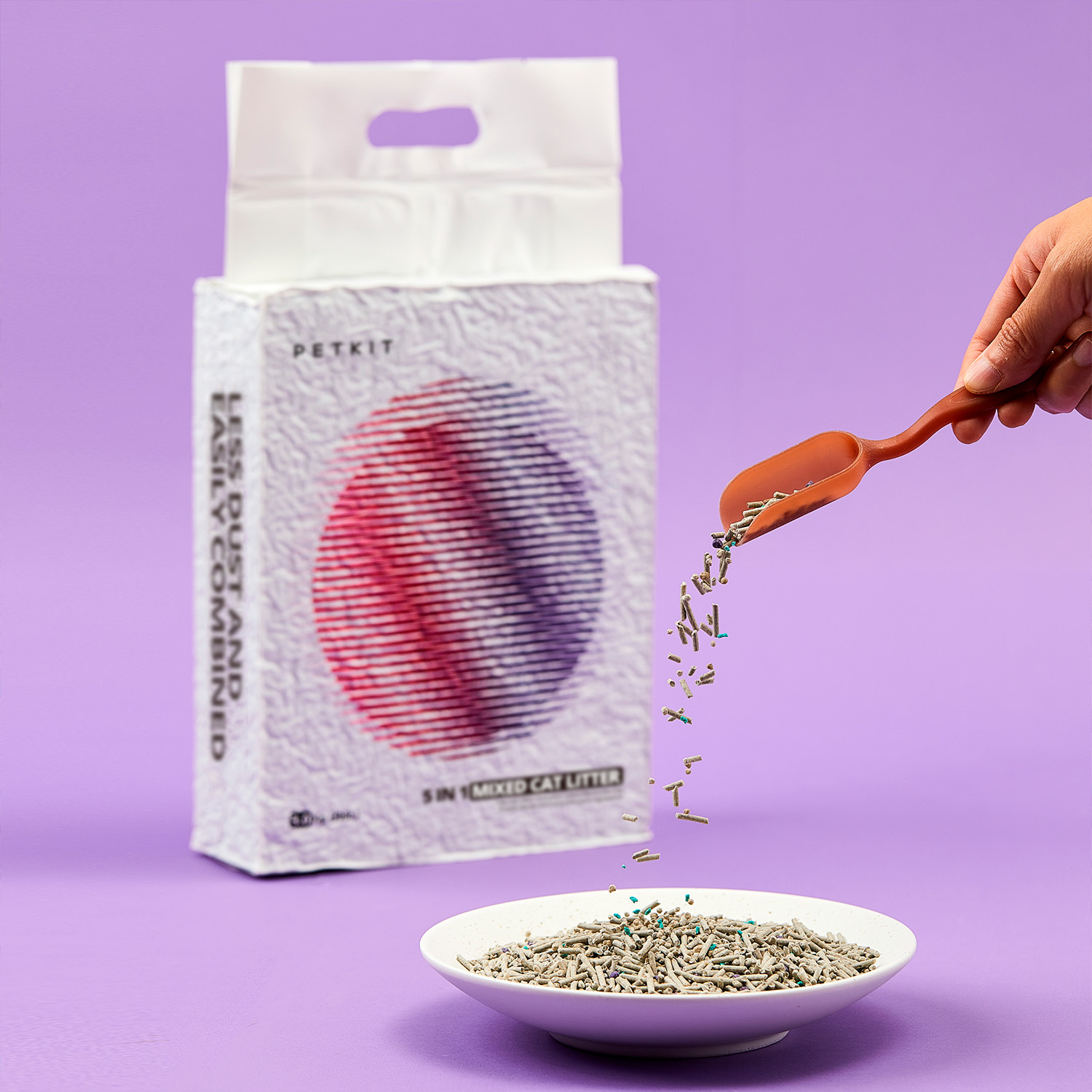 PETKIT Наполнитель для кошачьего туалета смесь 5 в 1