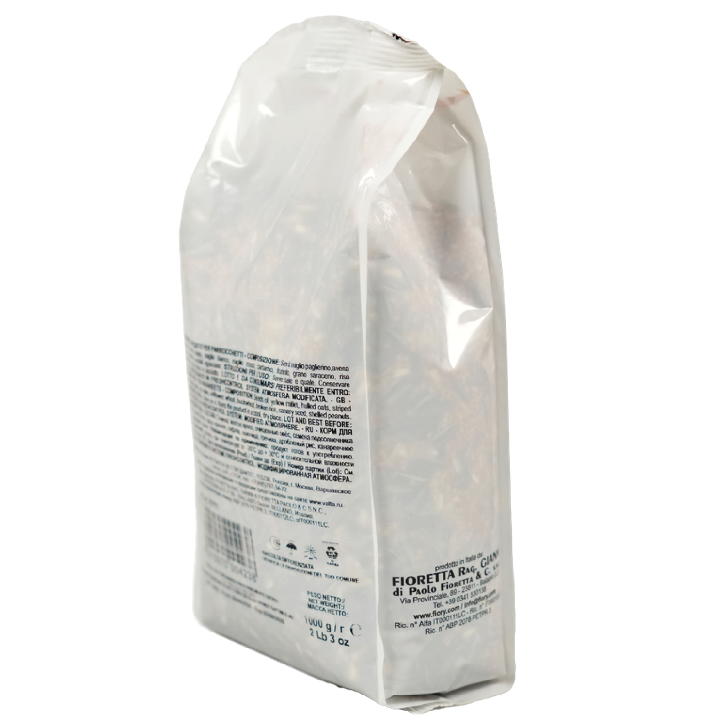 FIORY корм для средних попугаев Pet Paradise 1 кг