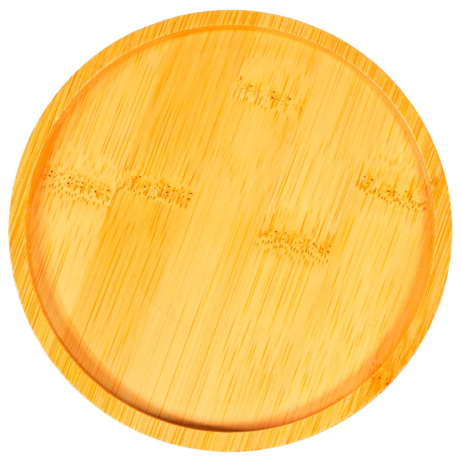 Миска Mr.Kranch Bamboo 340 мл Цветы Прованса керамическая на бамбуковой подставке васильковая