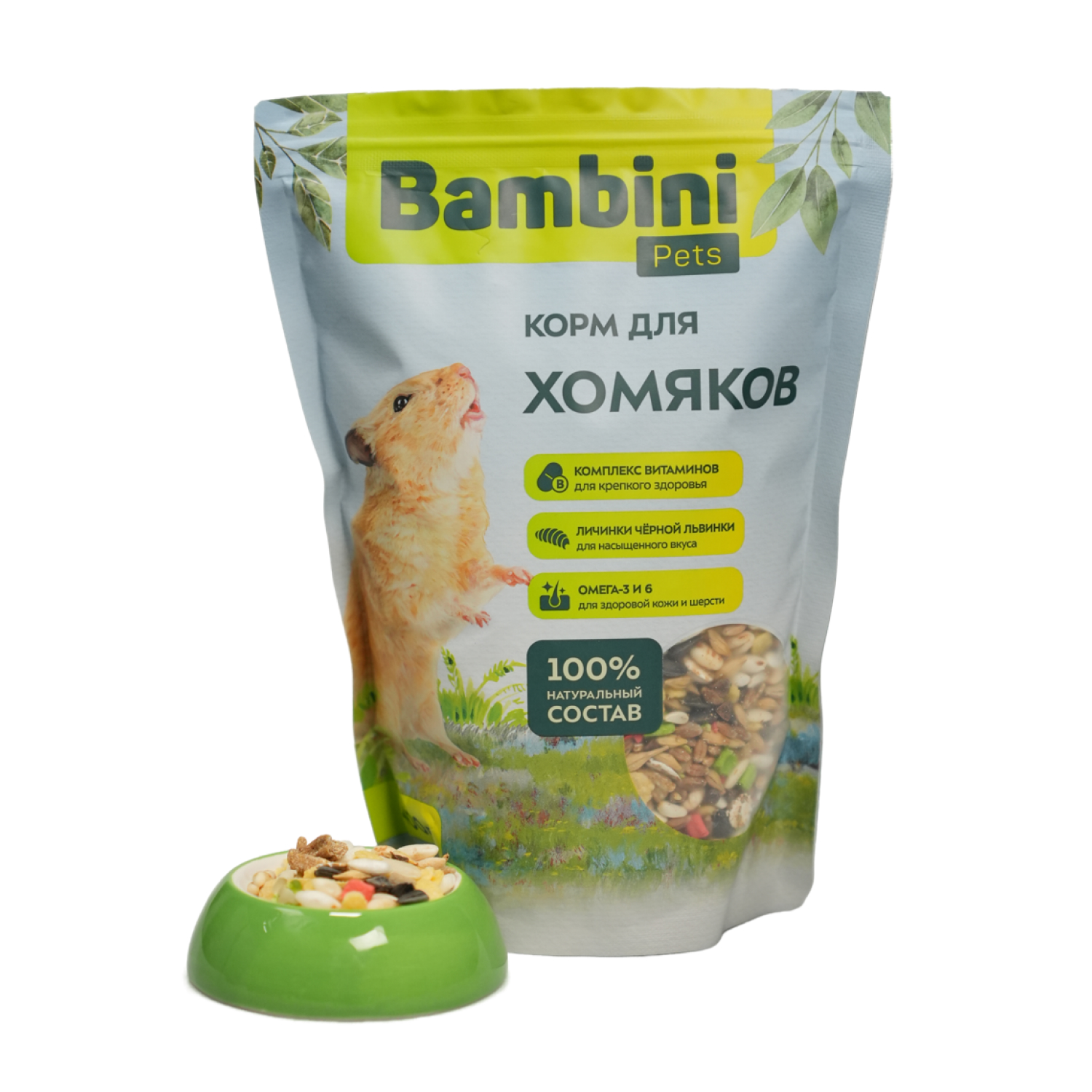 Корм Bambini Pets для хомяков, 400 г