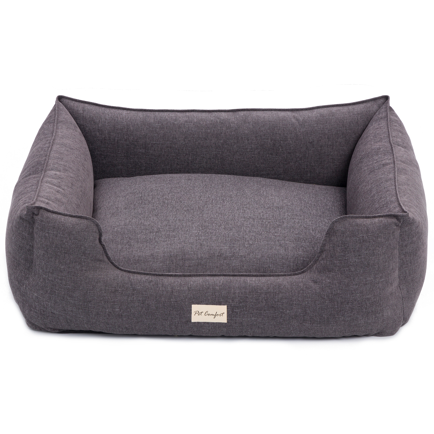 Лежанка Pet Comfort для собак средних пород, Alpha Mirandus 17, размер M, 65х80 см, серый СКИДКА 40%