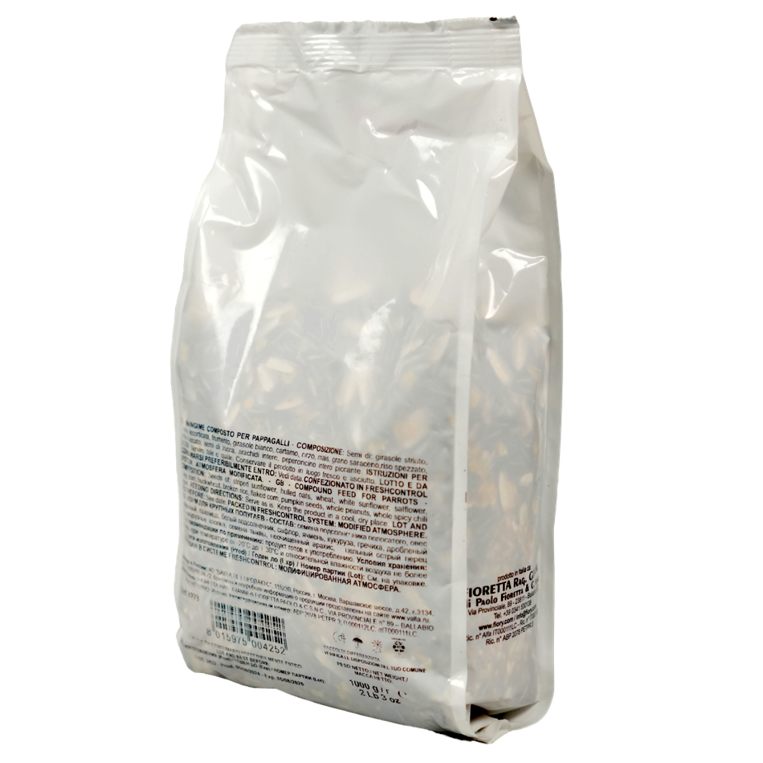 FIORY корм для крупных попугаев Pet Paradise 1 кг