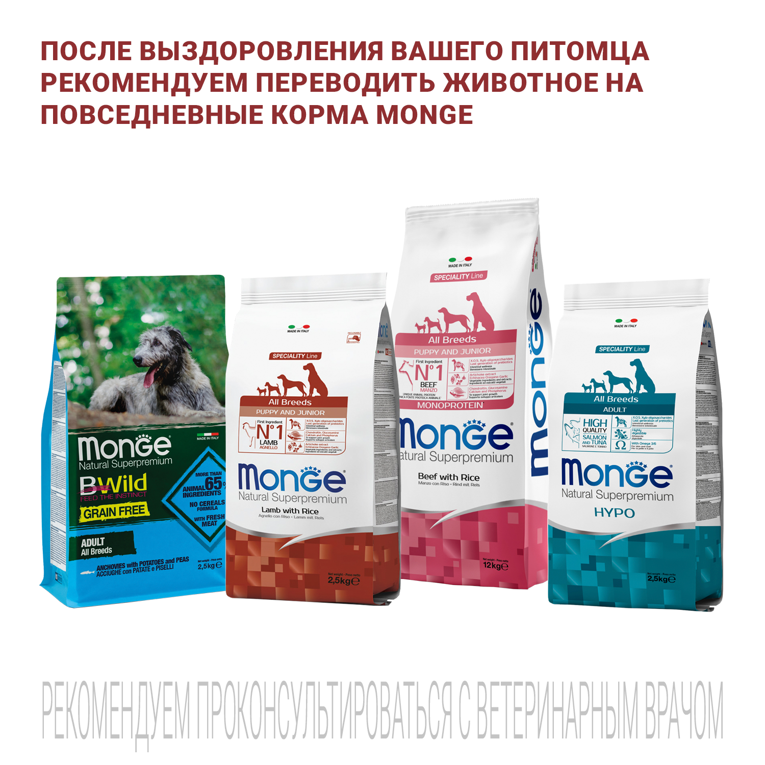 Ветеринарная диета Monge VetSolution Dog Joint Mobility Джоинт Мобилити для собак и щенков при заболеваниях суставов 12 кг