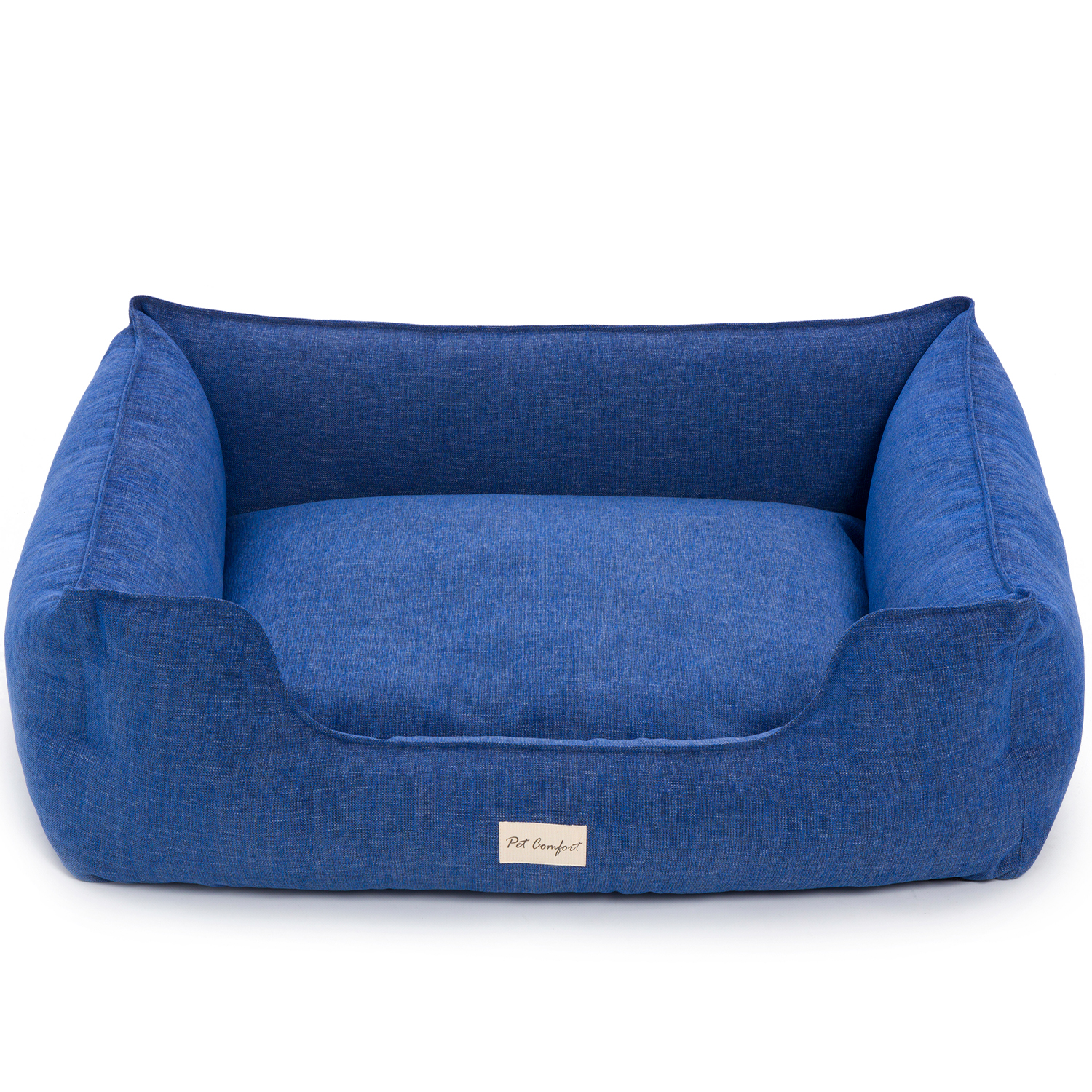 Лежанка Pet Comfort для собак крупных пород, Alpha Mirandus 33, размер L, 85х105 см, синий СКИДКА 40%