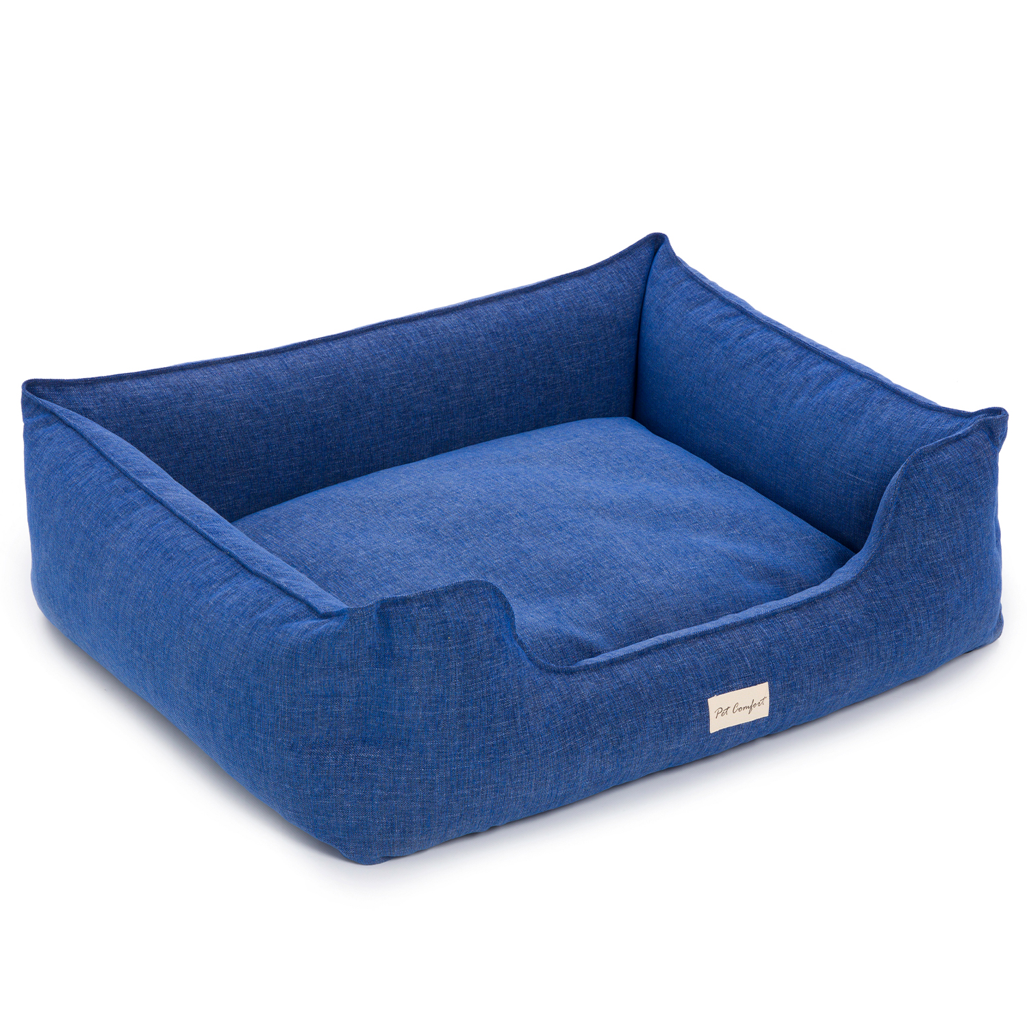 Лежанка Pet Comfort для собак крупных пород, Alpha Mirandus 33, размер L, 85х105 см, синий СКИДКА 40%