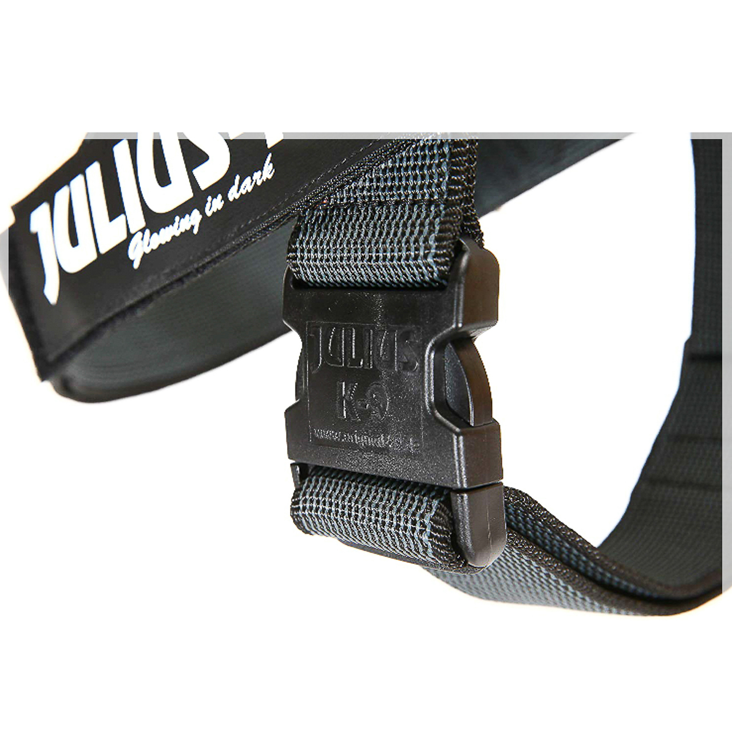 JULIUS-K9 шлейка для собак Ремни Color & Gray IDC® 0 (57-74см / 14-25кг), черный