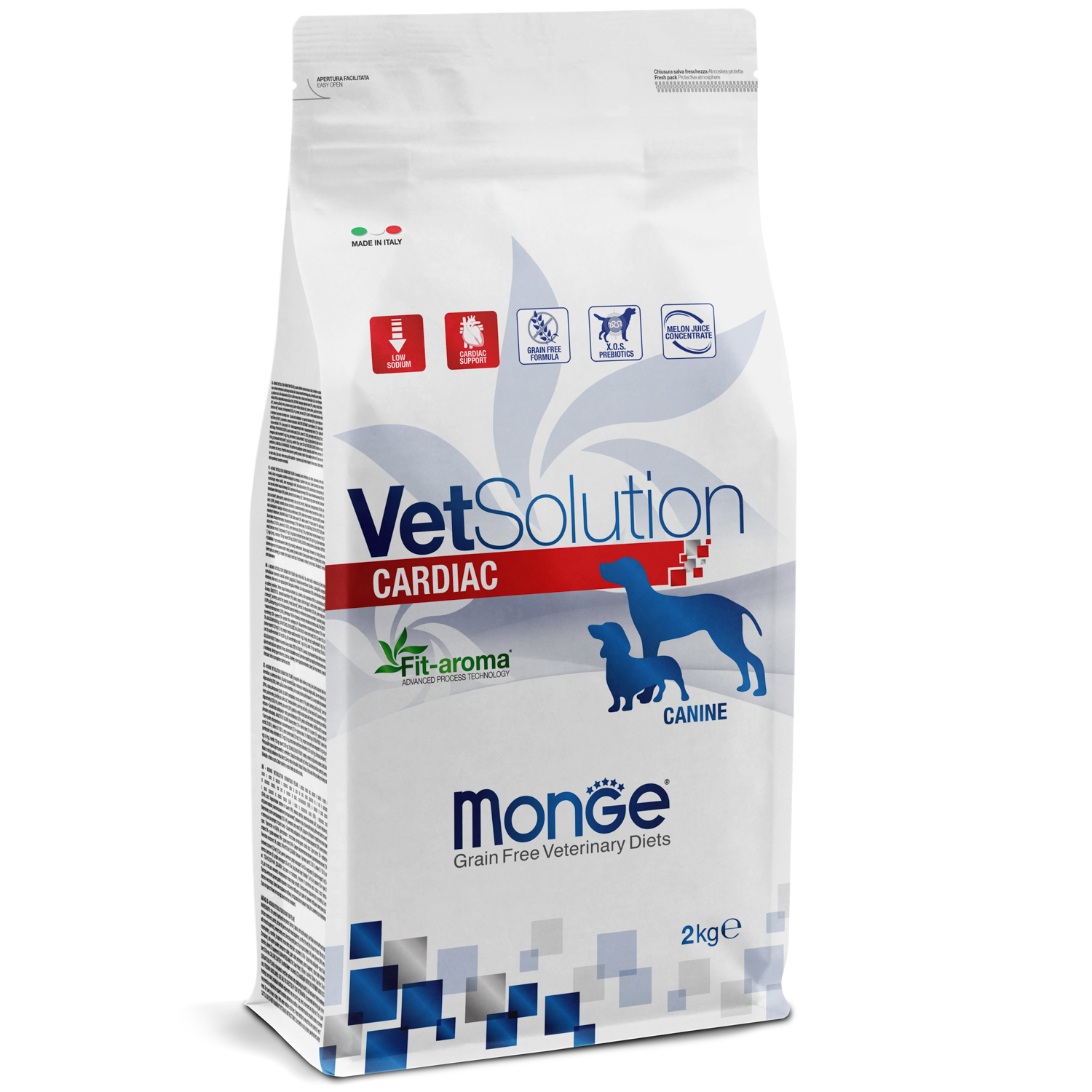 Ветеринарная диета Monge VetSolution Dog Cardiac Кардиак для собак при заболеваниях сердца 2 кг