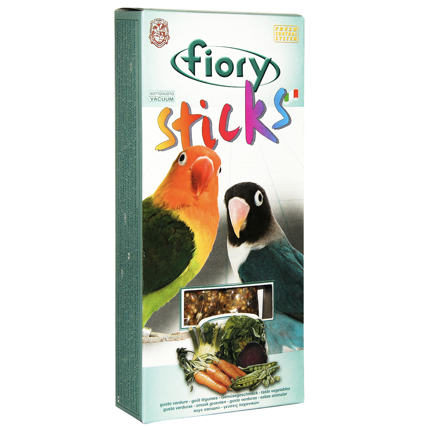 FIORY палочки для средних попугаев Sticks с овощами 2х60 г