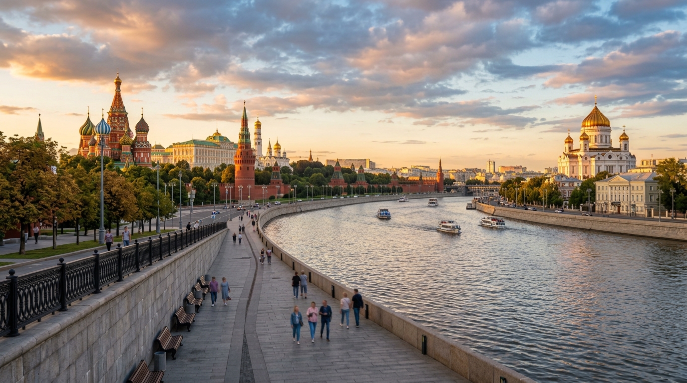 Набережная и благоустройство территории комплекса