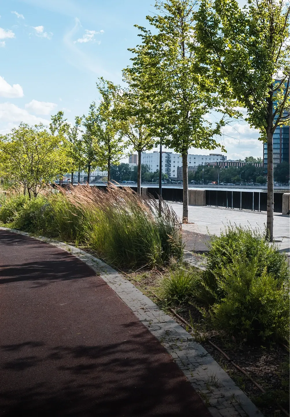 Набережная рядом с ЖК Stone Blik