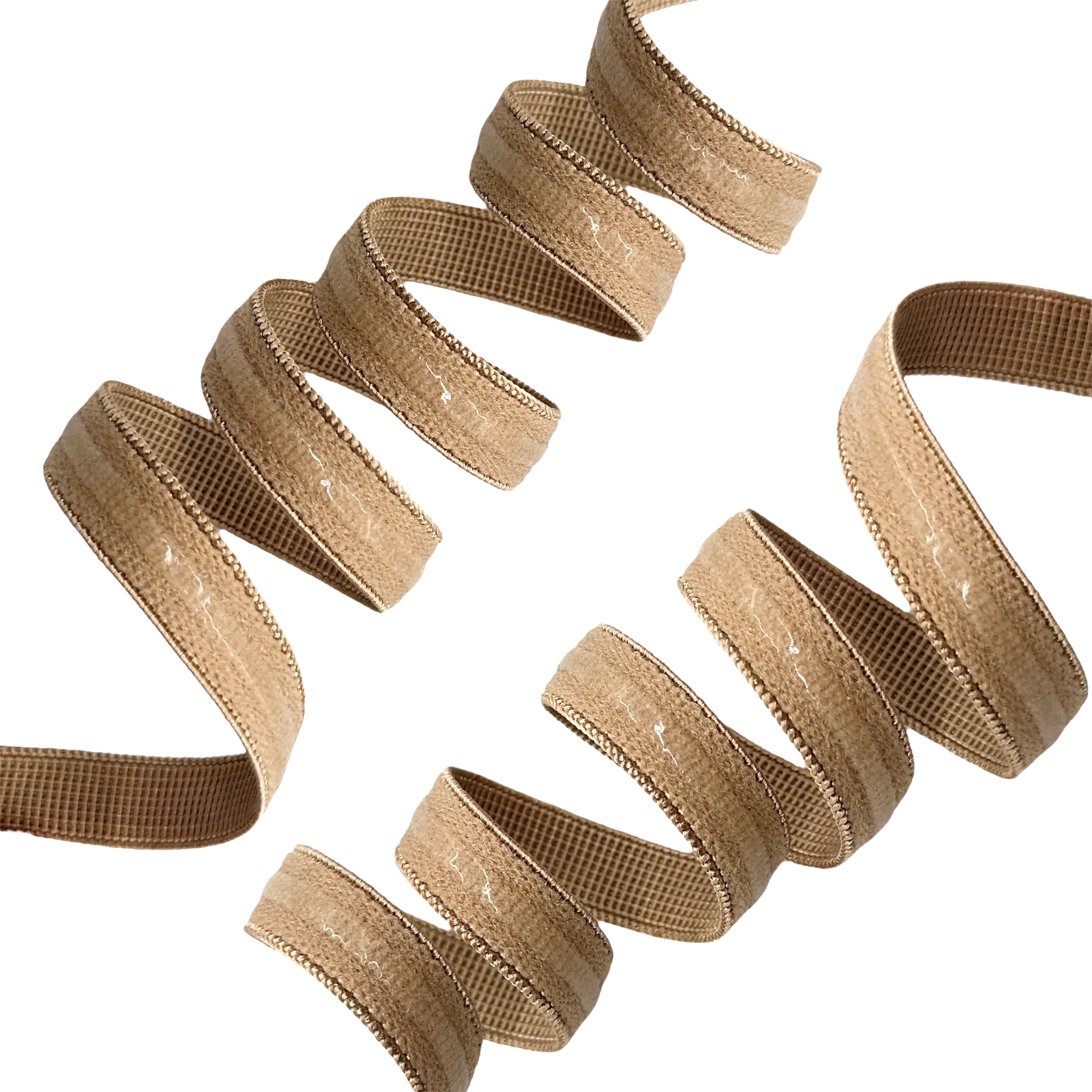 Резинка с силиконом, бежевый