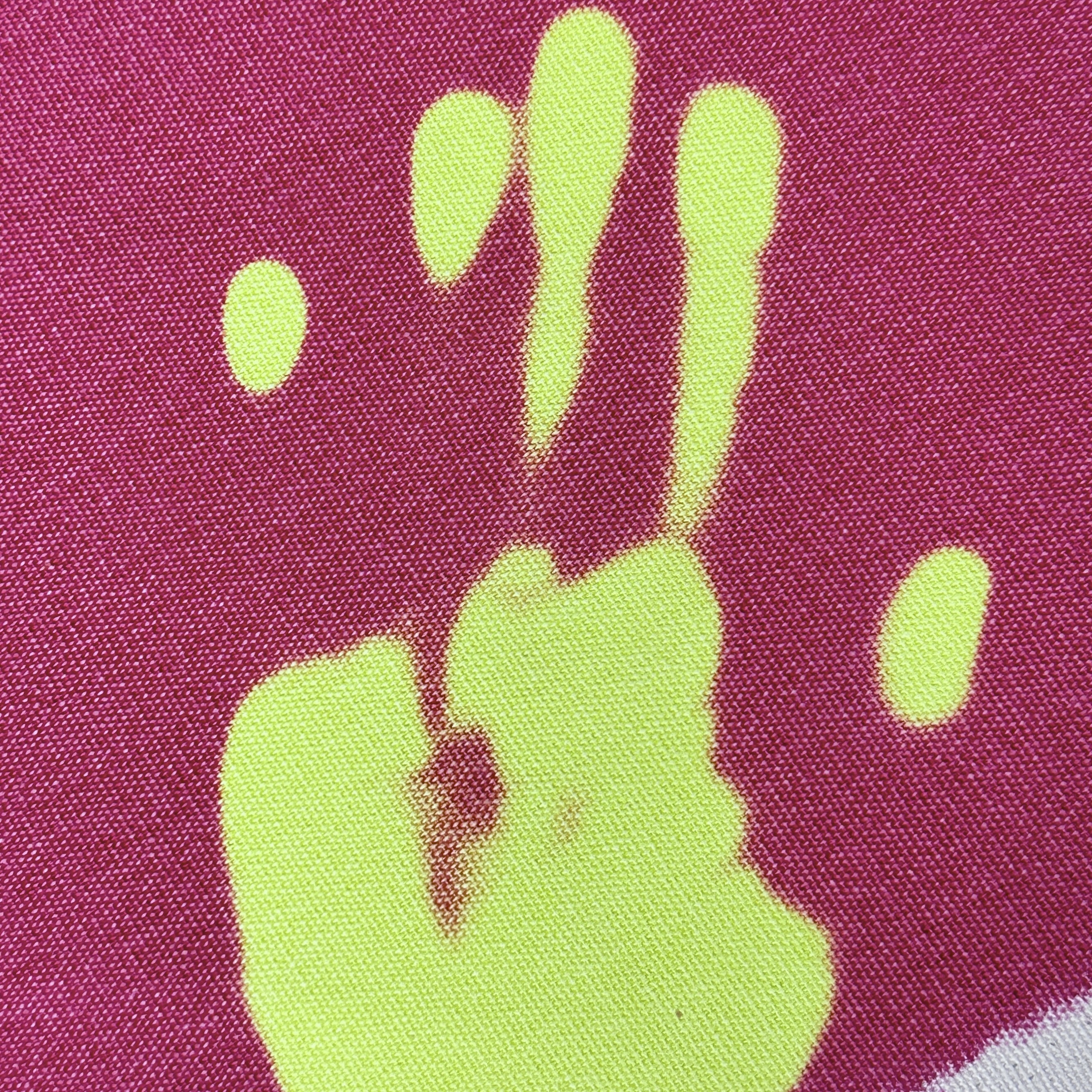 Термохромный канвас, розовый/оранжевый/жёлтый