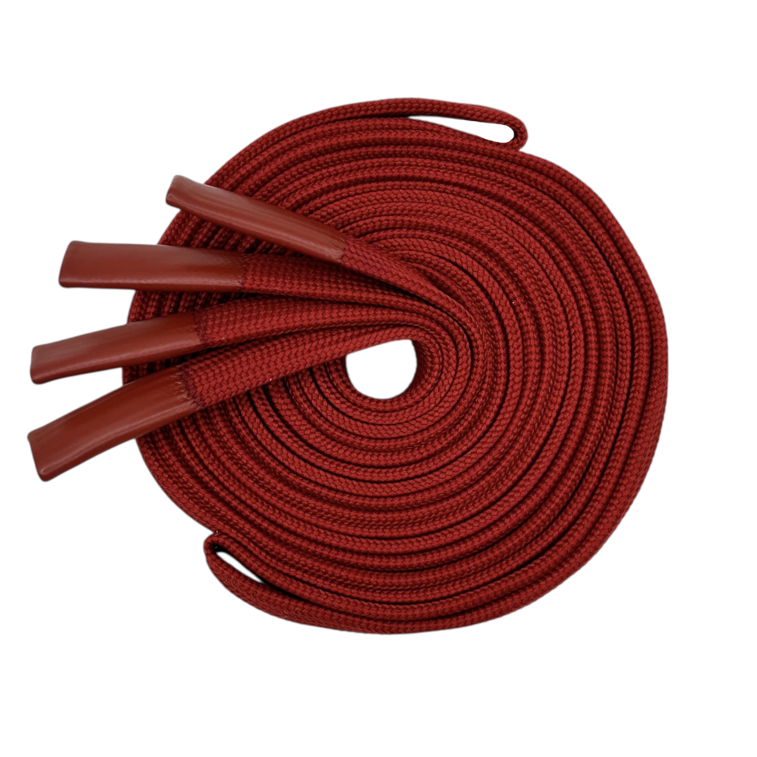 Шнур плоский с кончиками в тон