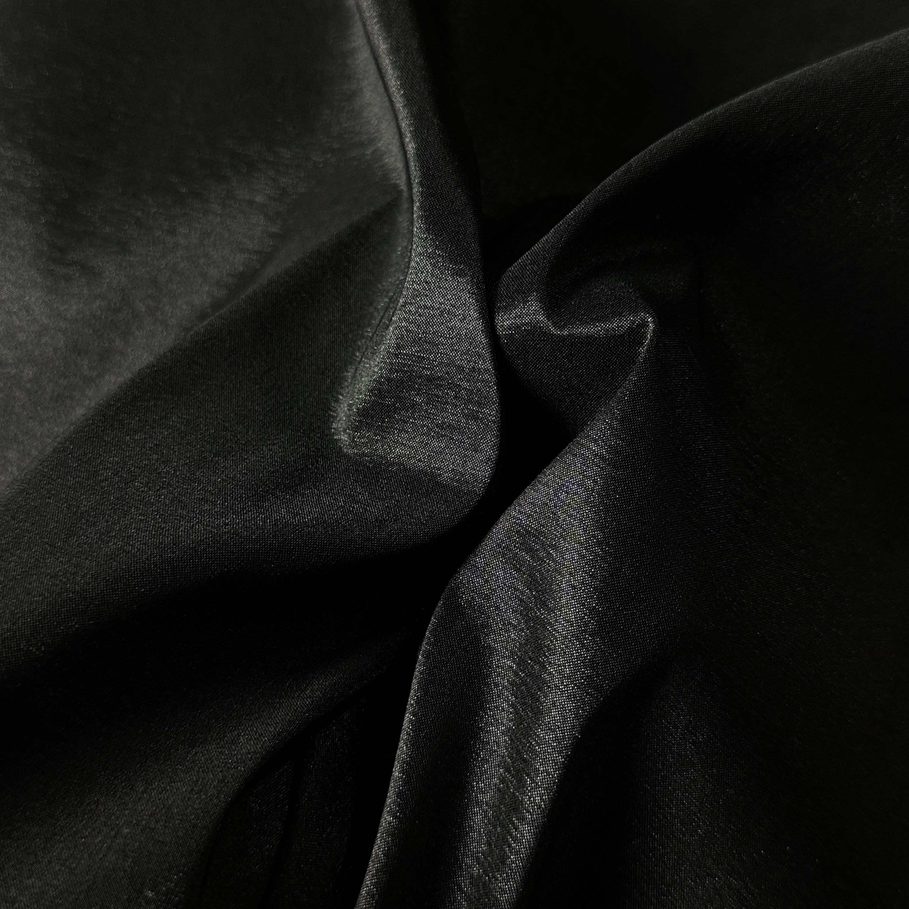 Тафта стрейч, черный