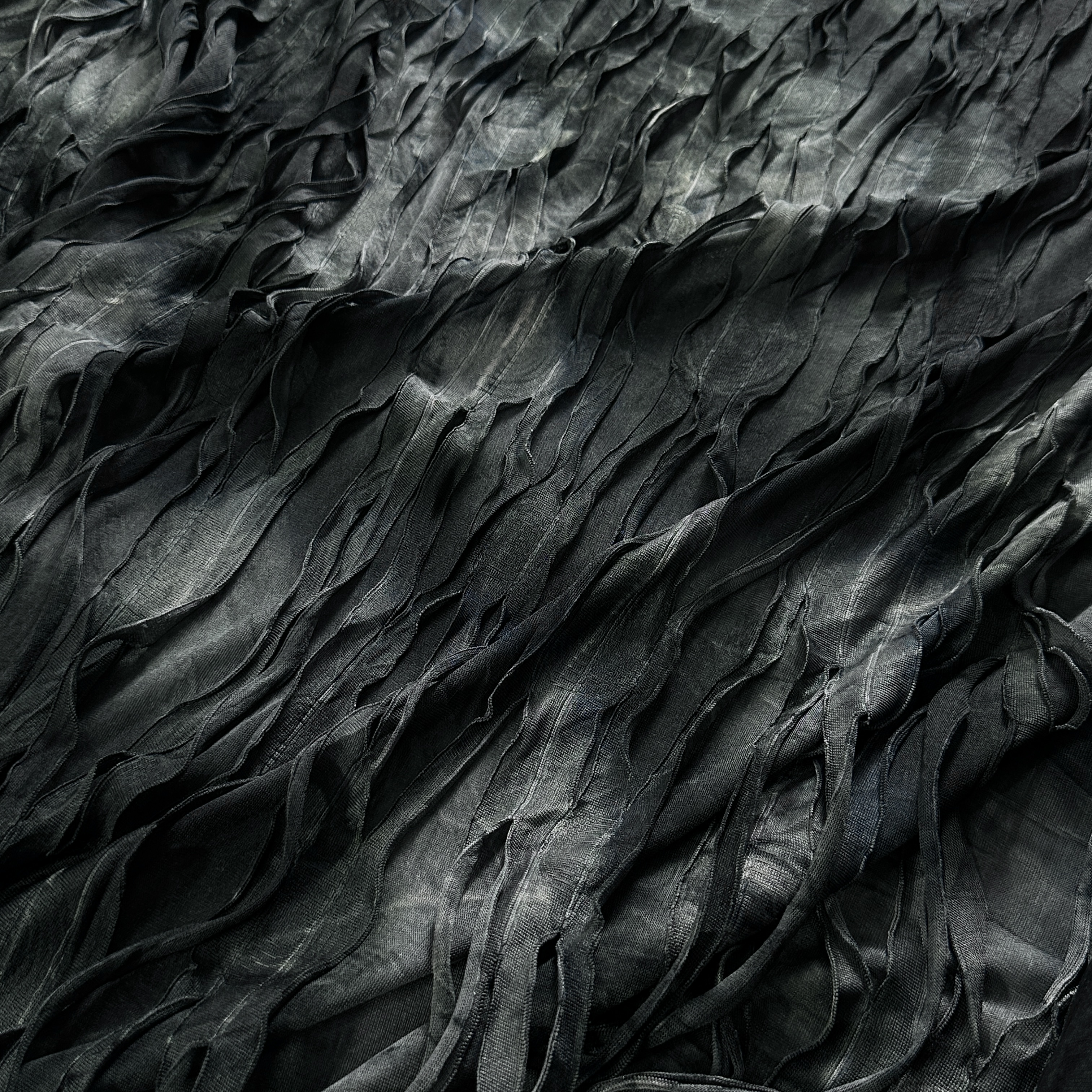 Трикотаж гранж, графит