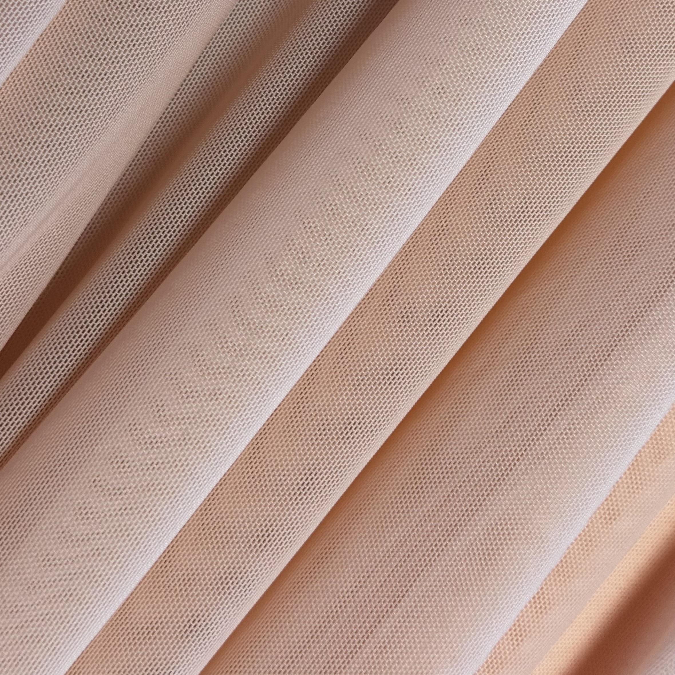 Сетка трикотажная мелкая, светло-персиковый