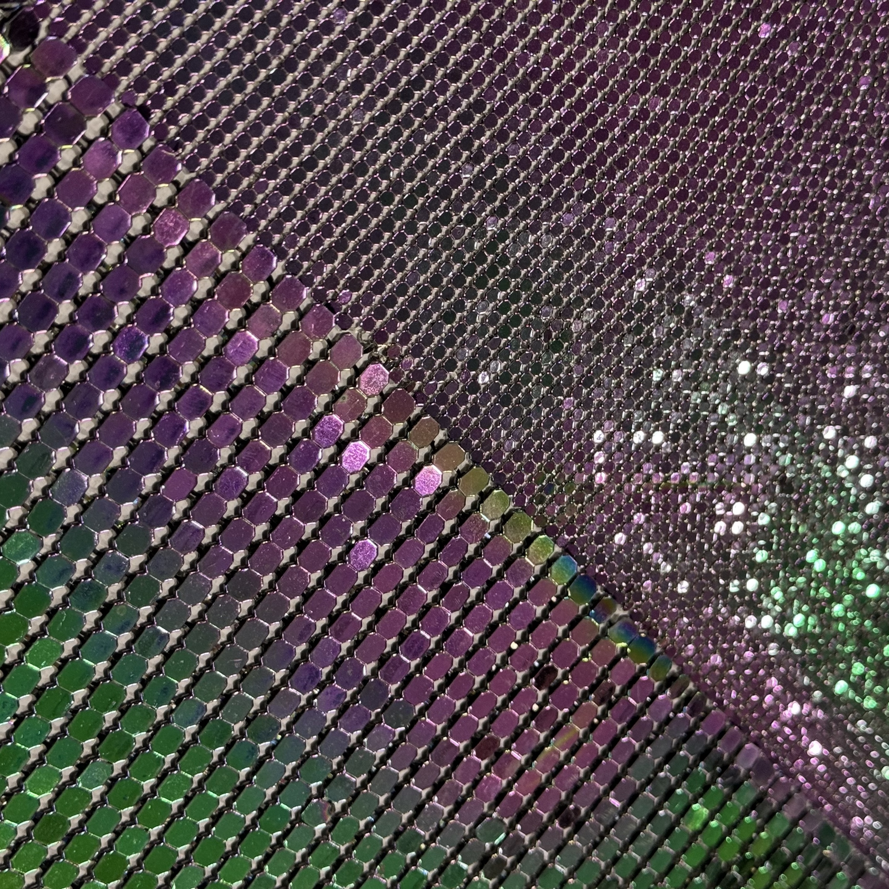 Кольчуга металл Rainbow, радужный