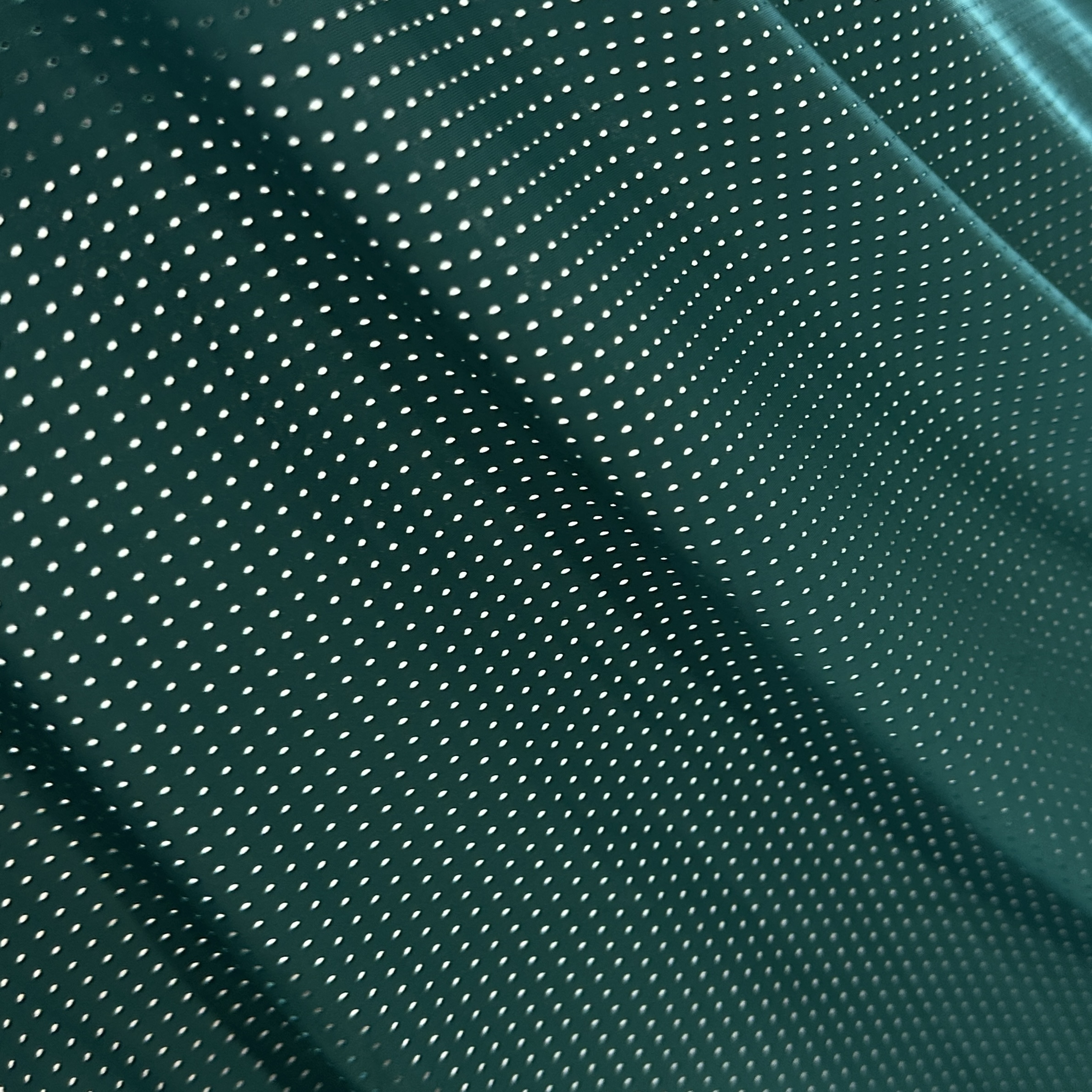 Трикотаж бифлекс с перфорацией, бирюзовый