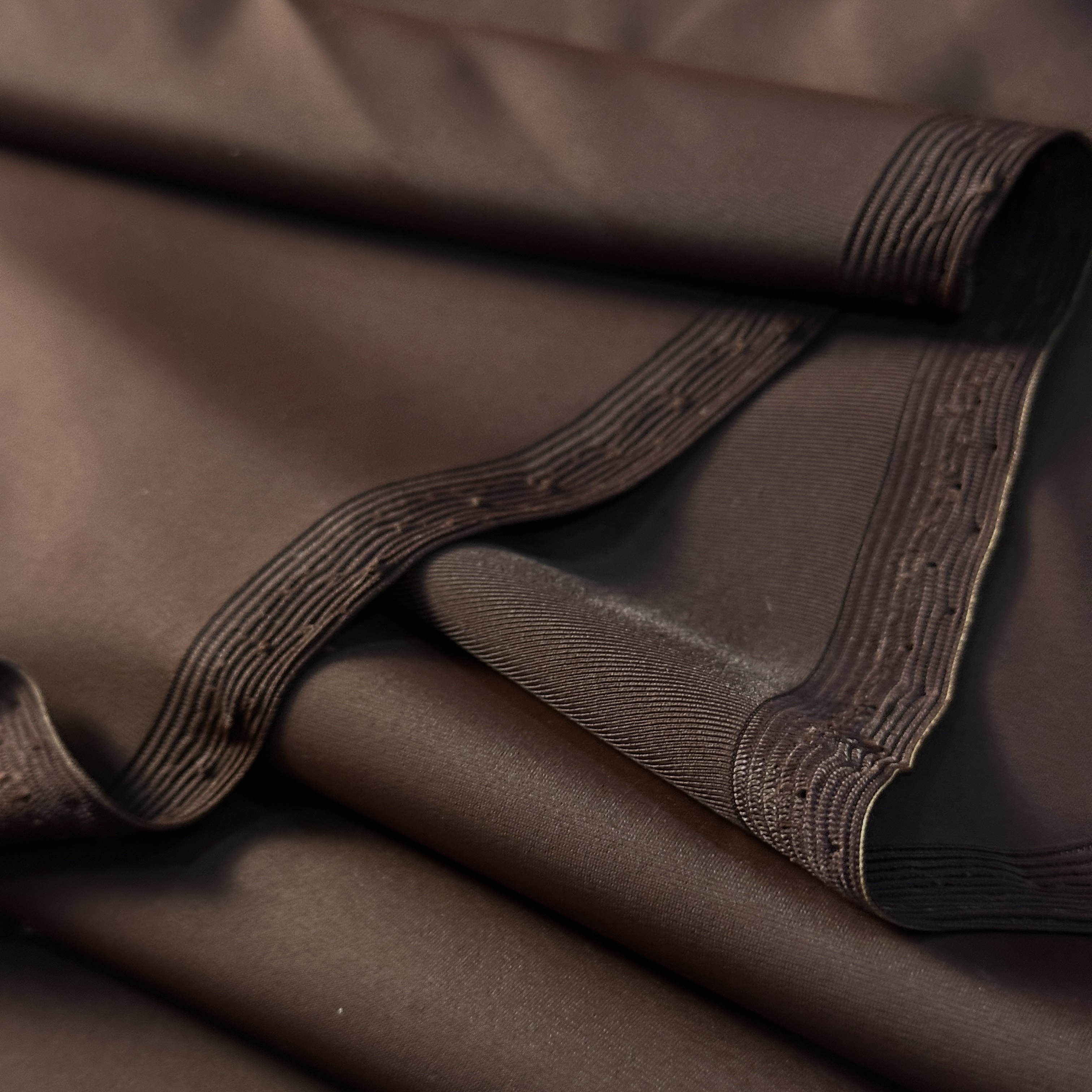 Трикотаж бифлекс матовый, шоколадный