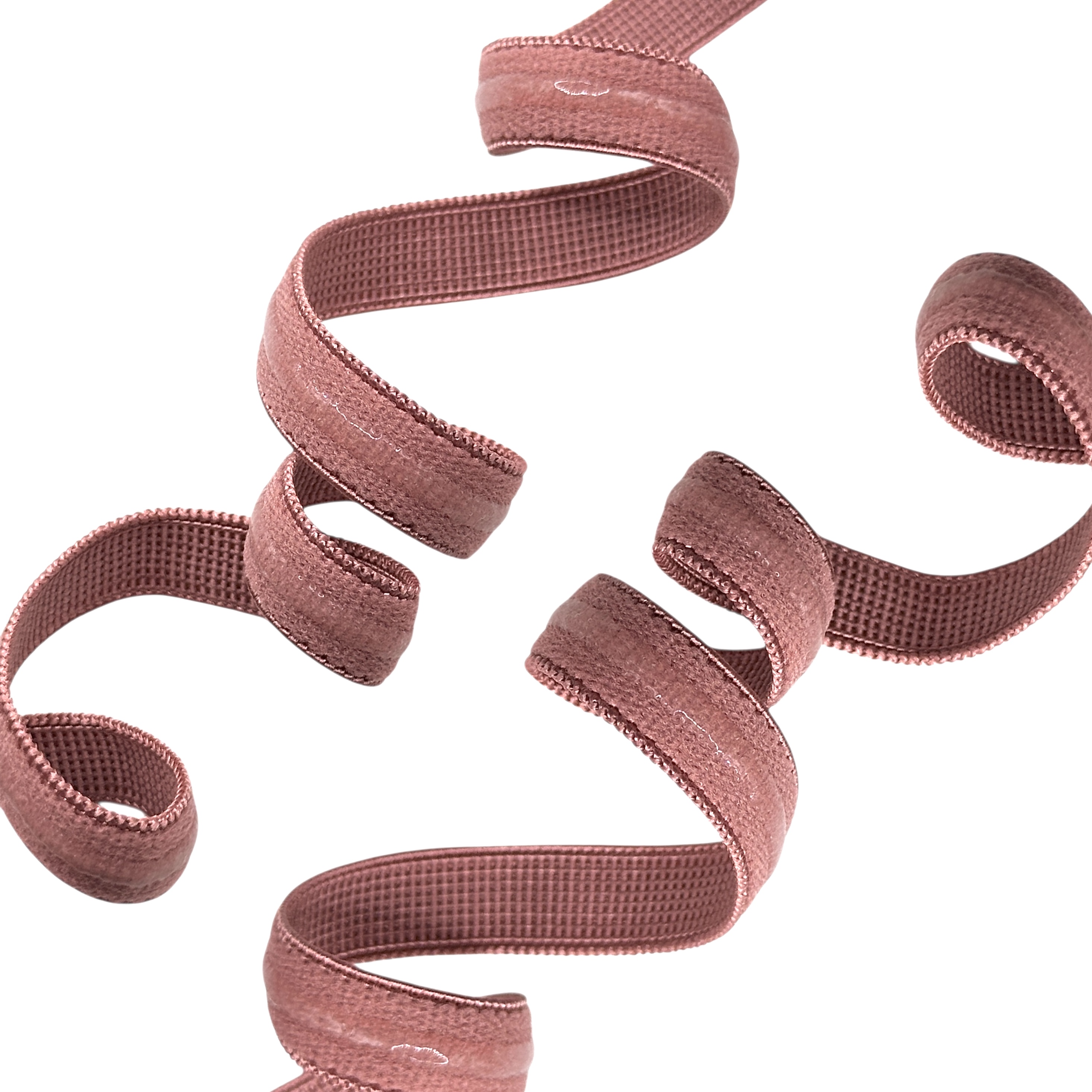 Резинка с силиконом, пудровый