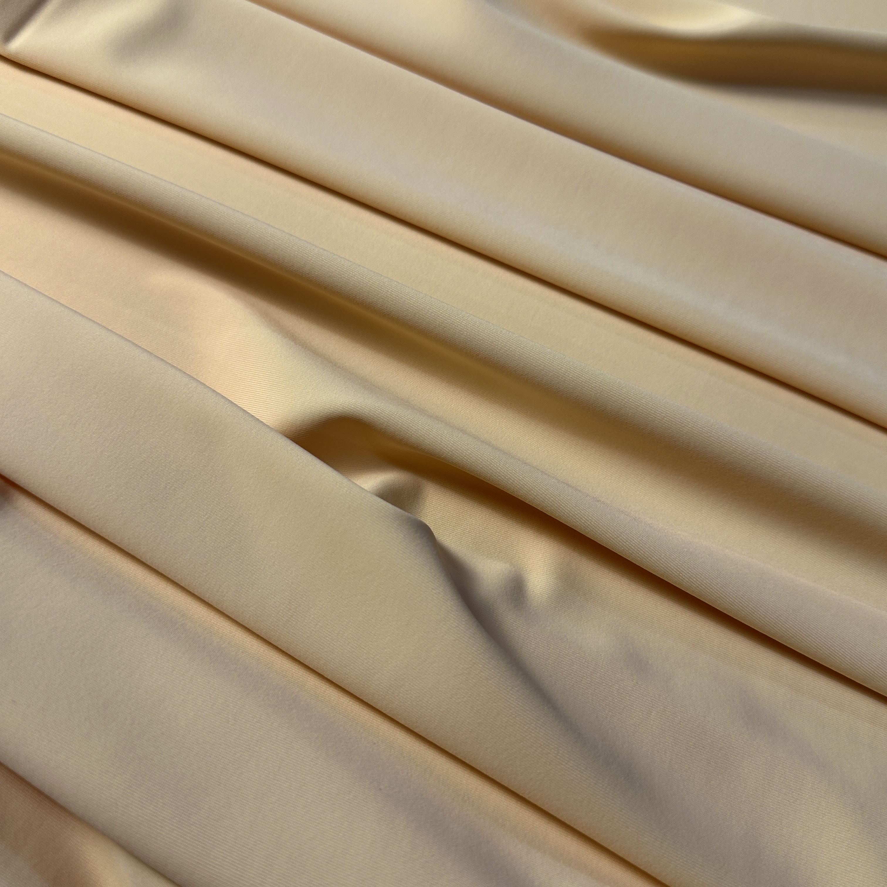 Трикотаж бифлекс матовый, светло-бежевый