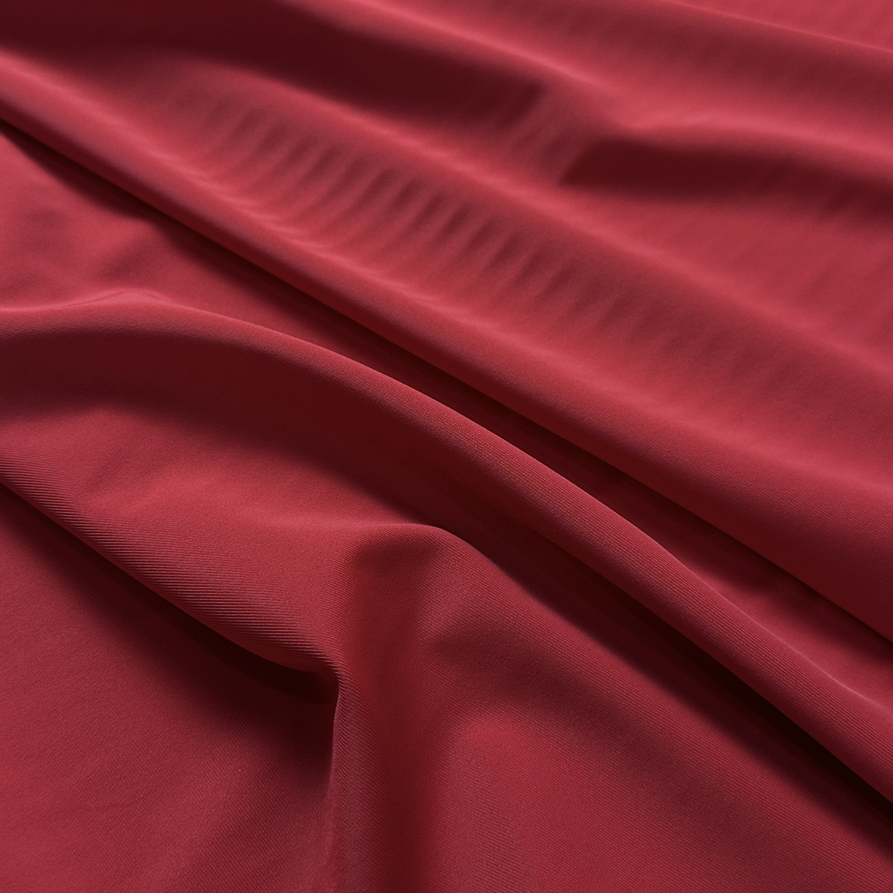 Трикотаж бифлекс матовый, бордово-красный