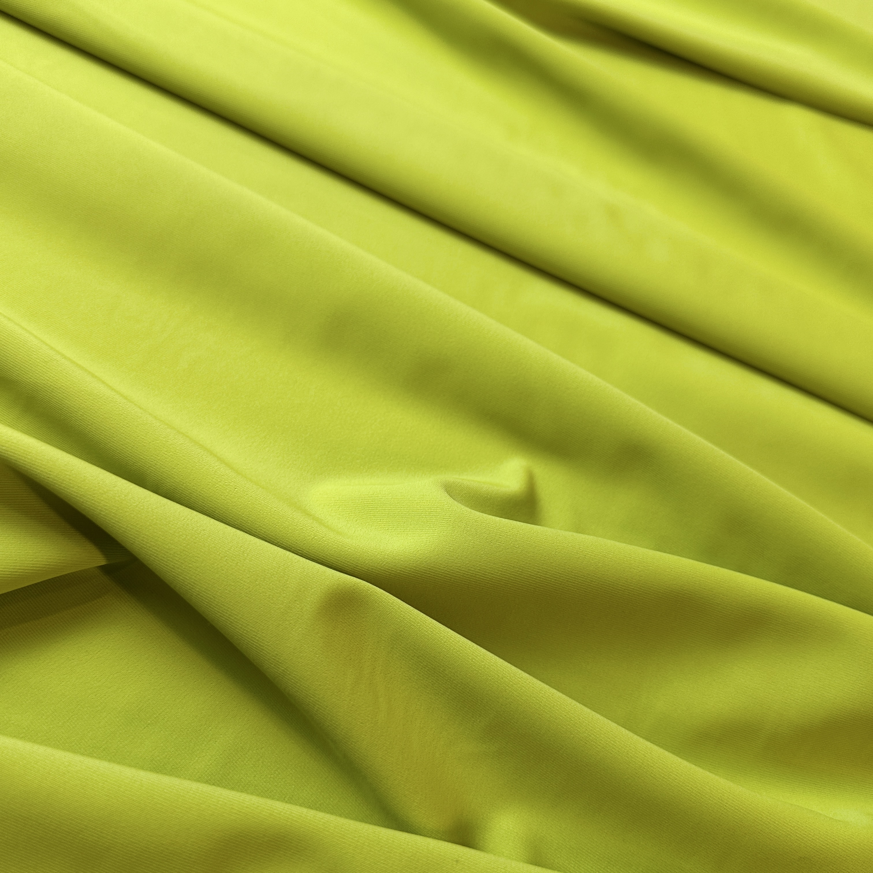 Трикотаж бифлекс матовый, зеленый виноград