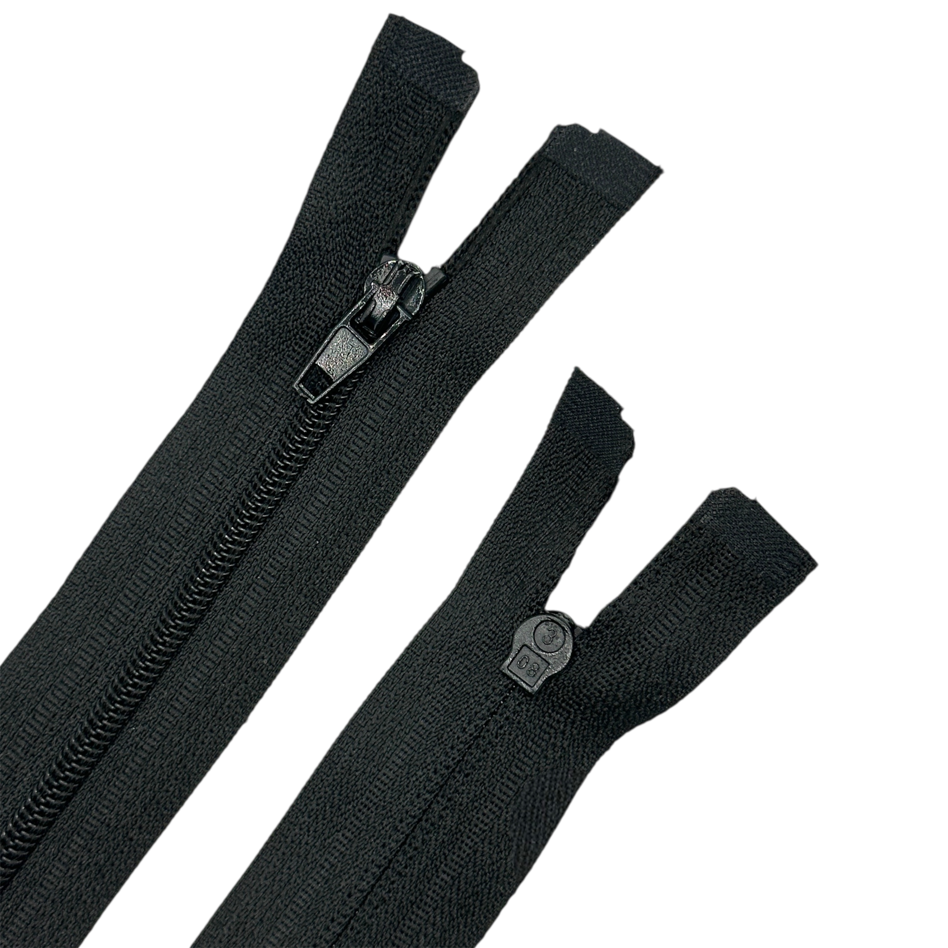 Молния спираль №3, разъемная, 45 см, черный