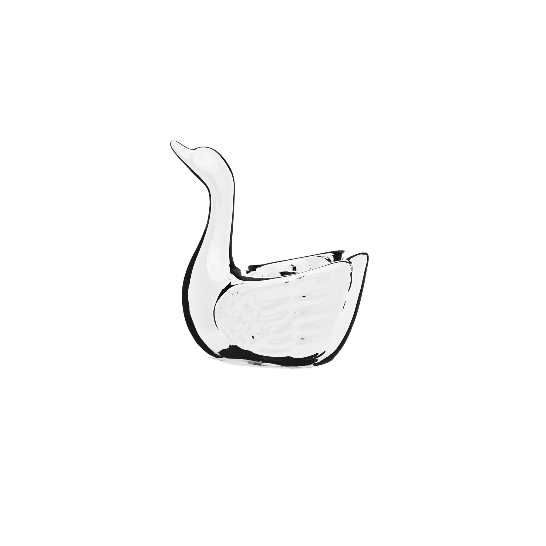 Фигурка - подсвечник декоративная, Лебедь, 9.5-8х5х8-9 см, 2 дизайна - #2