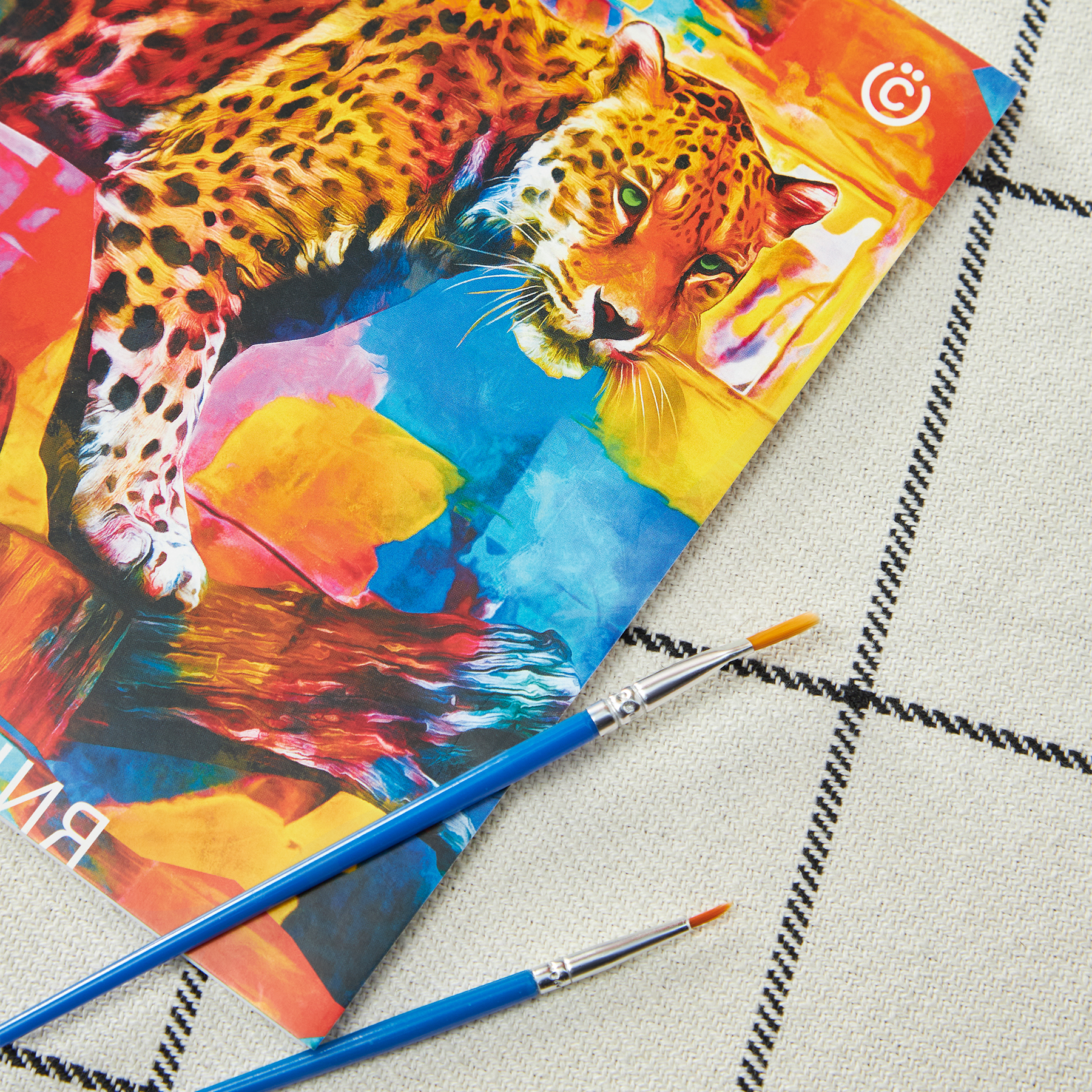 Альбом для рисования A4, 24л., обложка с леопардом, офсет - #9