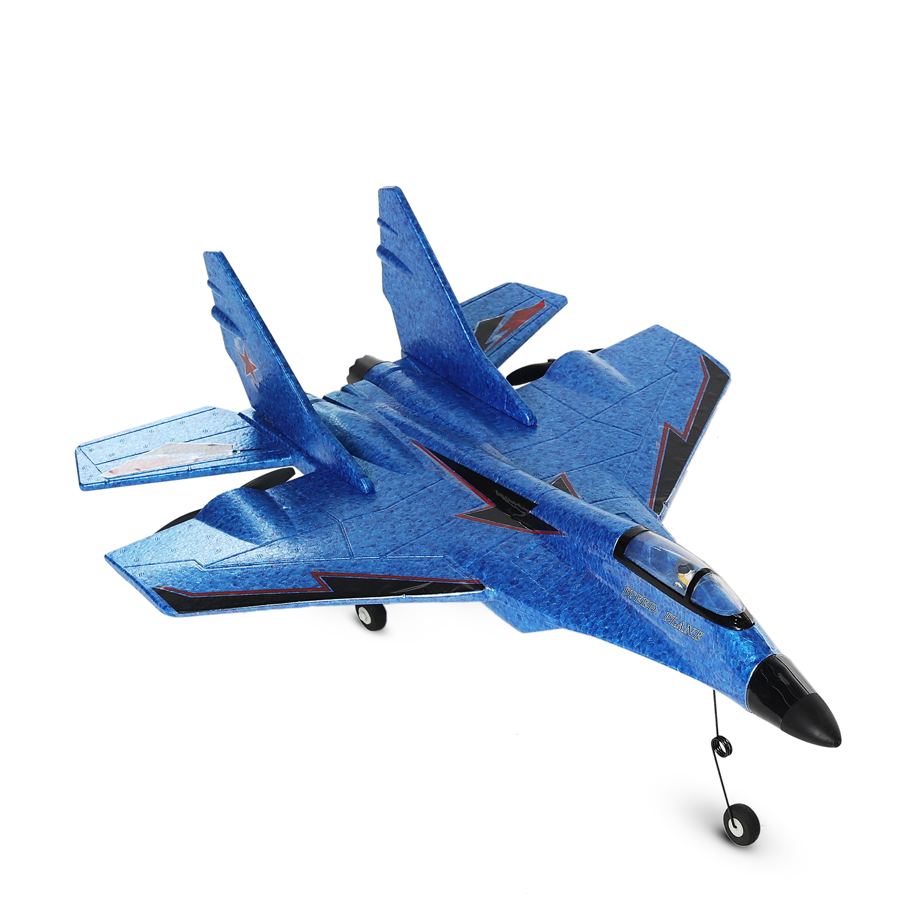 Самолёт радиоуправляемый истребитель Миг-29 "Полет в небе", синий, 60х11х44см - #2