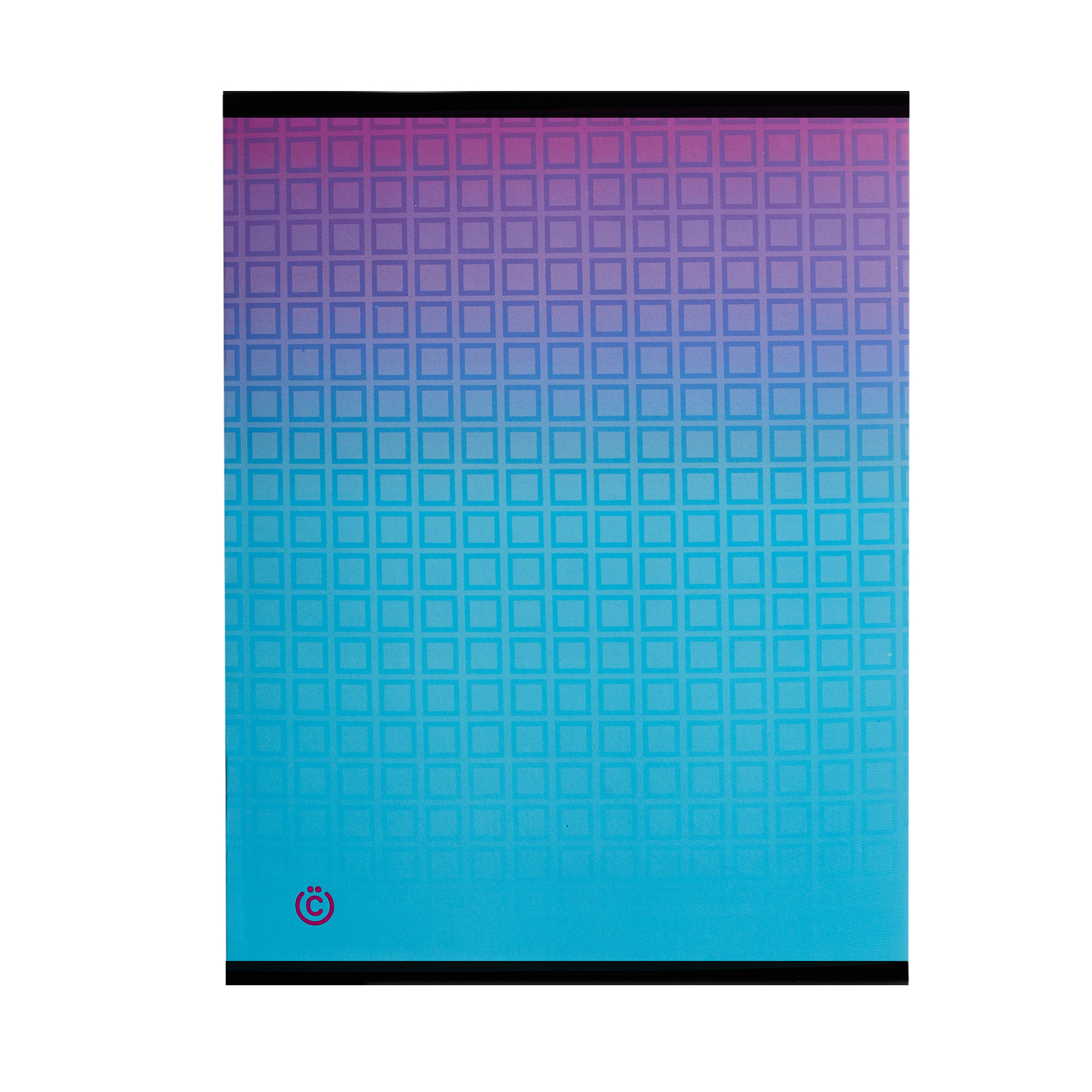 Тетрадь общая 80 л. А5+ в клетку, с дизайном обложки "Розово-голубой"