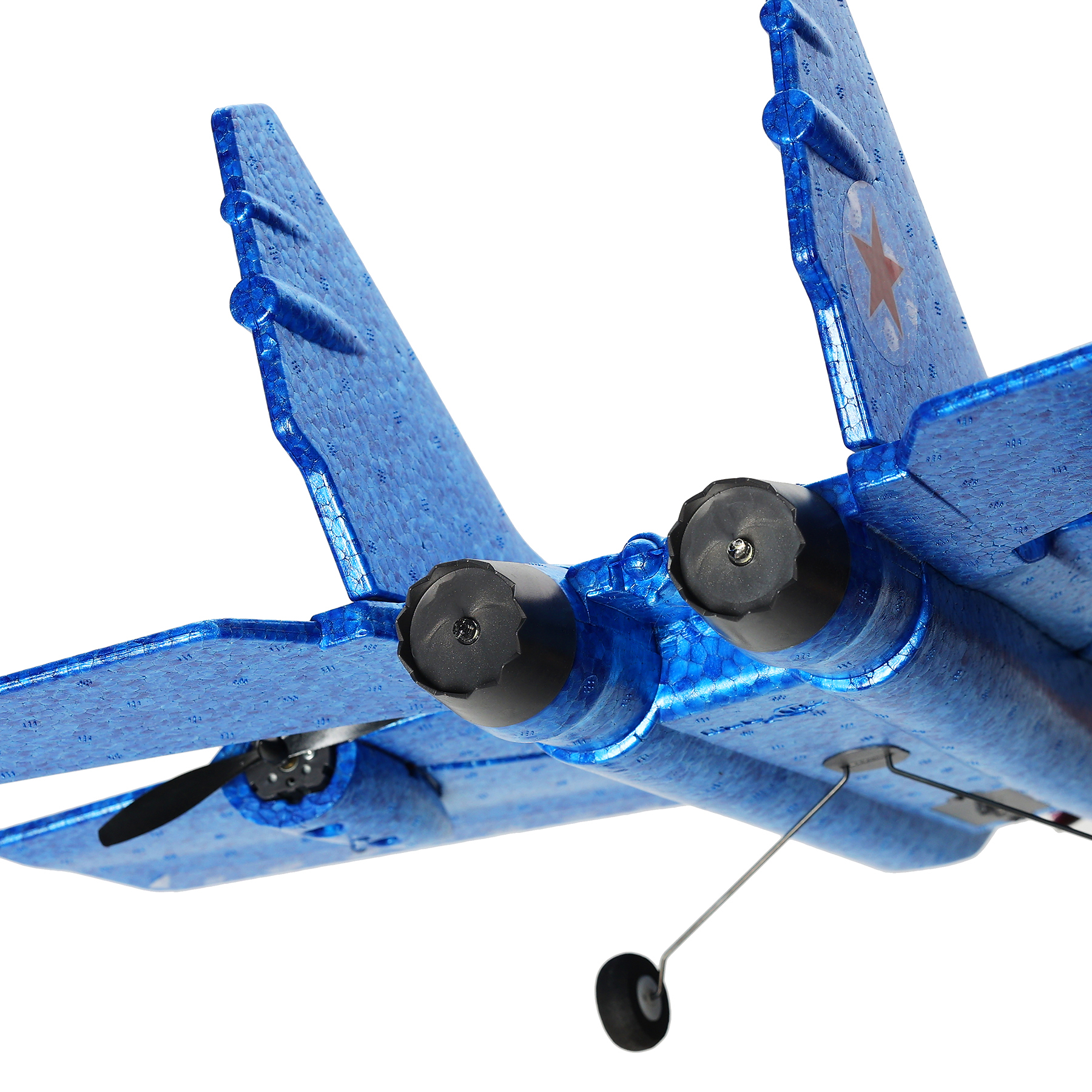 Самолёт радиоуправляемый истребитель Миг-29 "Полет в небе", синий, 60х11х44см - #4