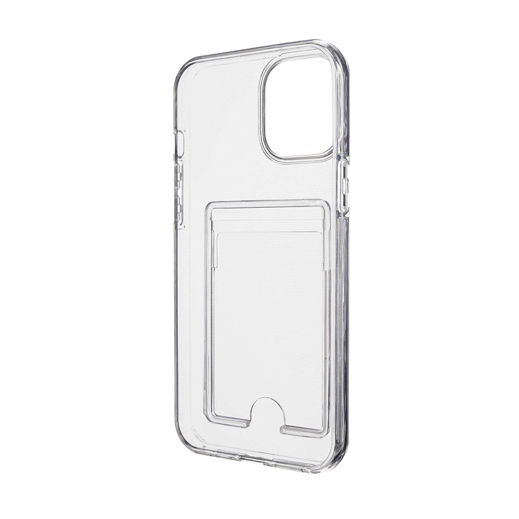 Чехол для смартфона Прозрачный, iP - 12pro max, картхолдер, силикон - #7