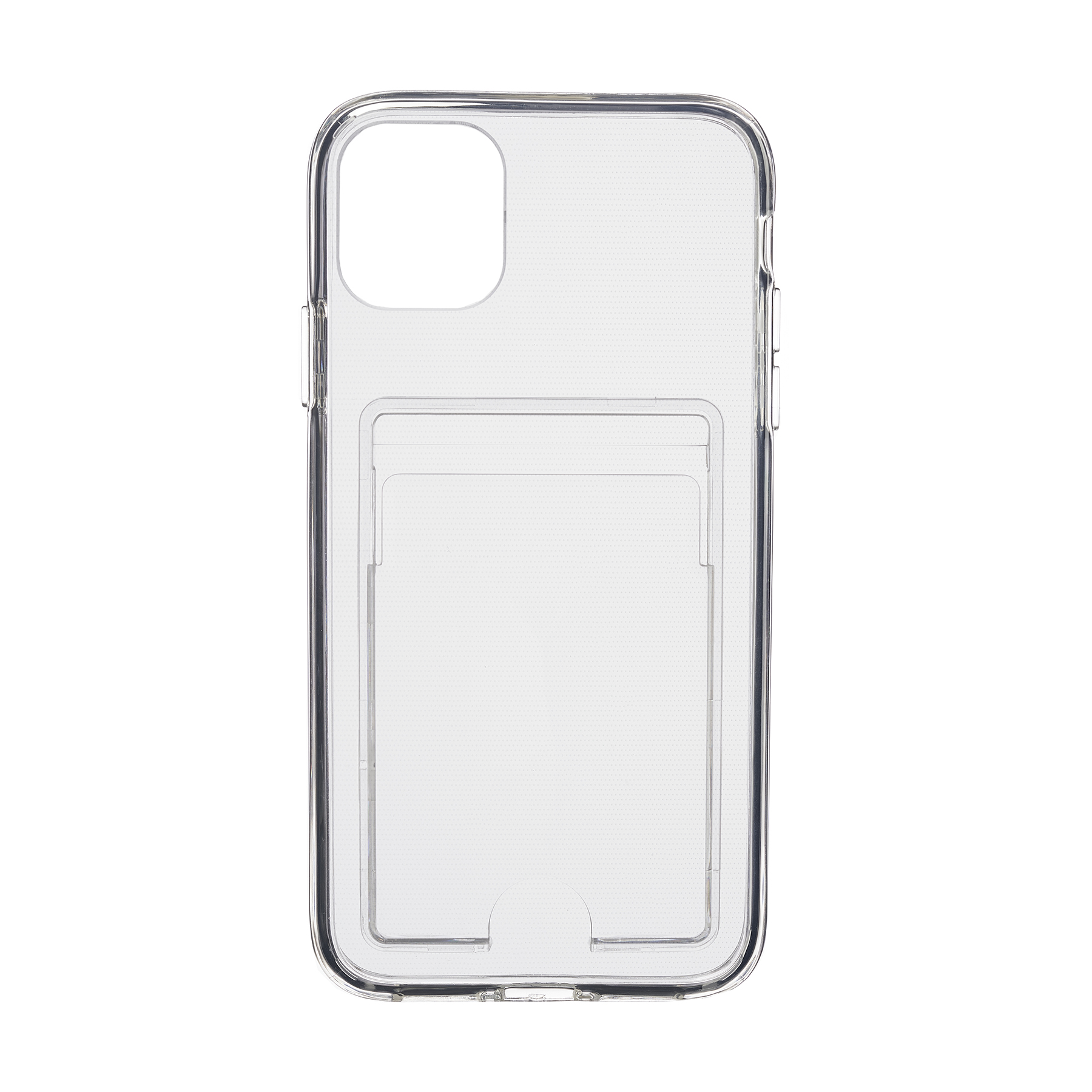 Чехол для смартфона Прозрачный, iP - 11, картхолдер, силикон - #4