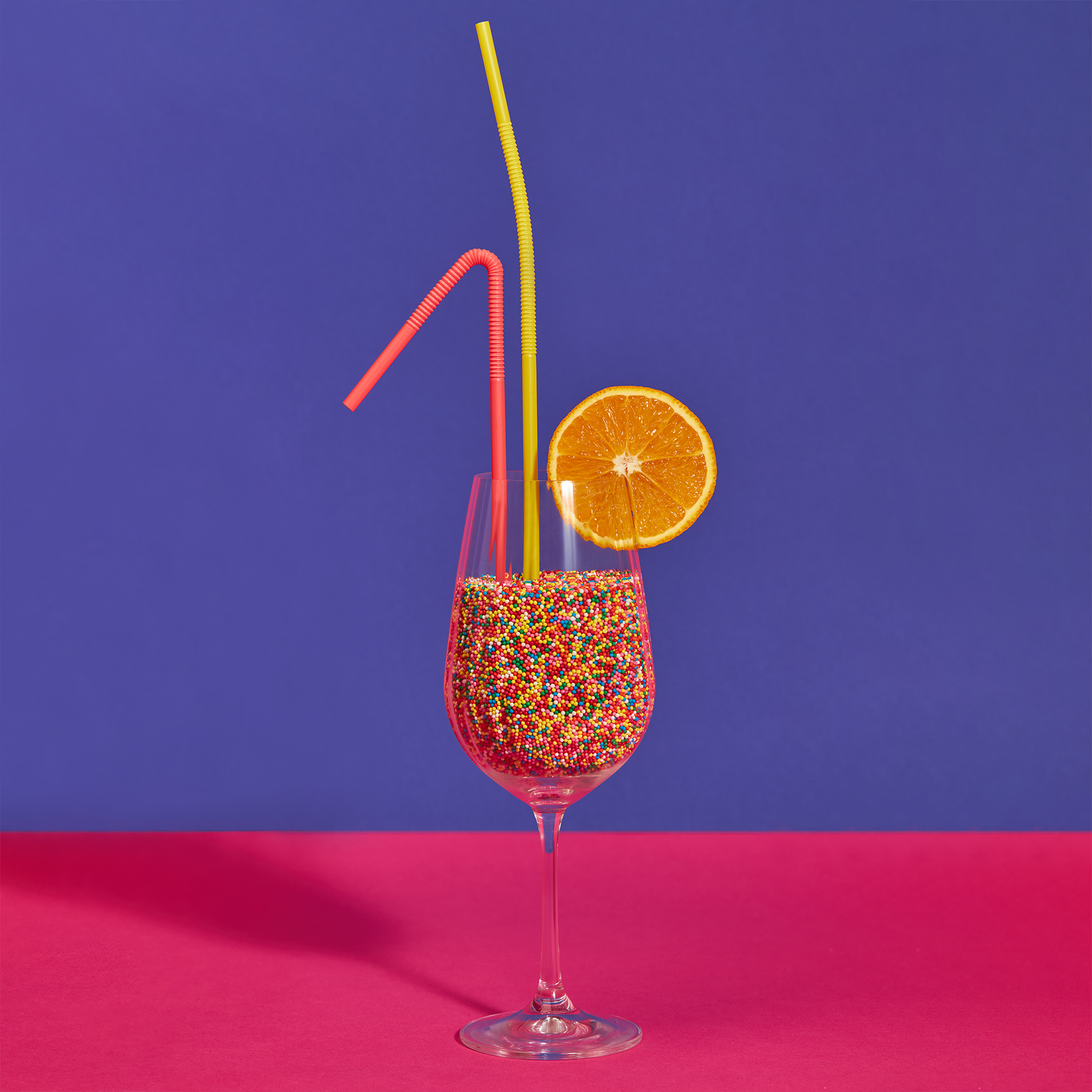 Трубочки для напитков 20шт, 265x5мм, "Фантазия", цветные - #7