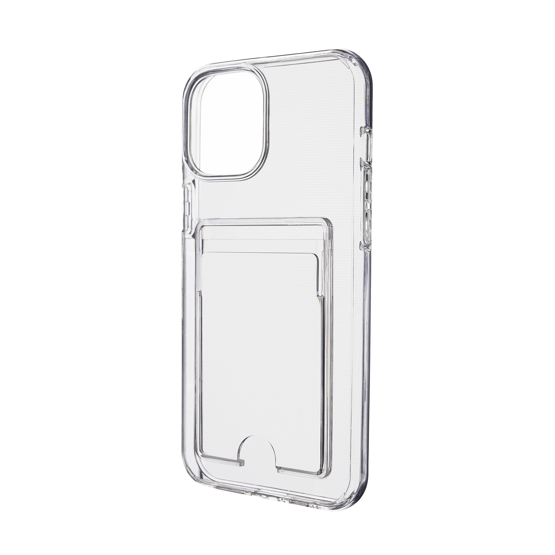 Чехол для смартфона Прозрачный, iP - 12pro max, картхолдер, силикон - #6