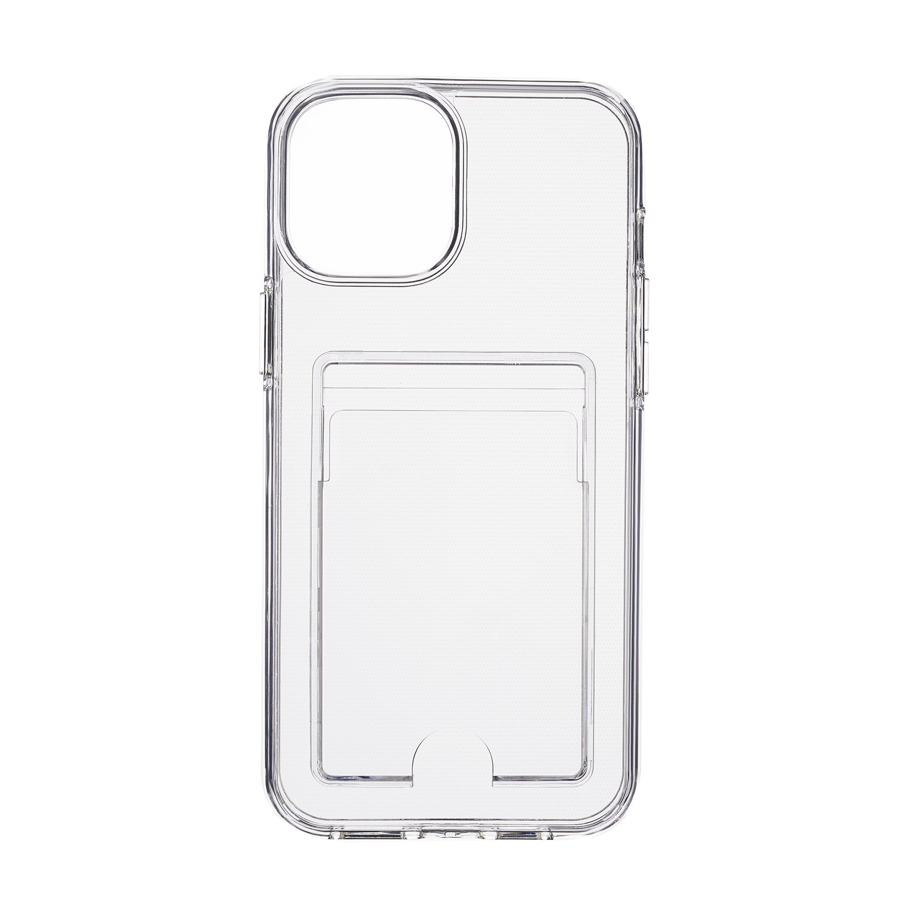 Чехол для смартфона Прозрачный, iP - 12pro max, картхолдер, силикон - #5