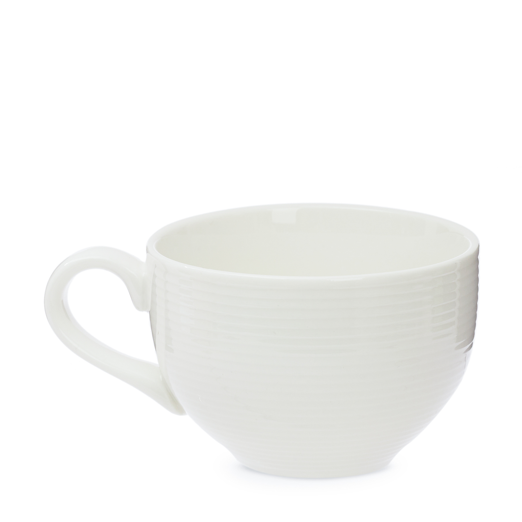 Чайный набор из фарфора "Блан нуар", 2 предмета, 220 мл, 15 см - #4