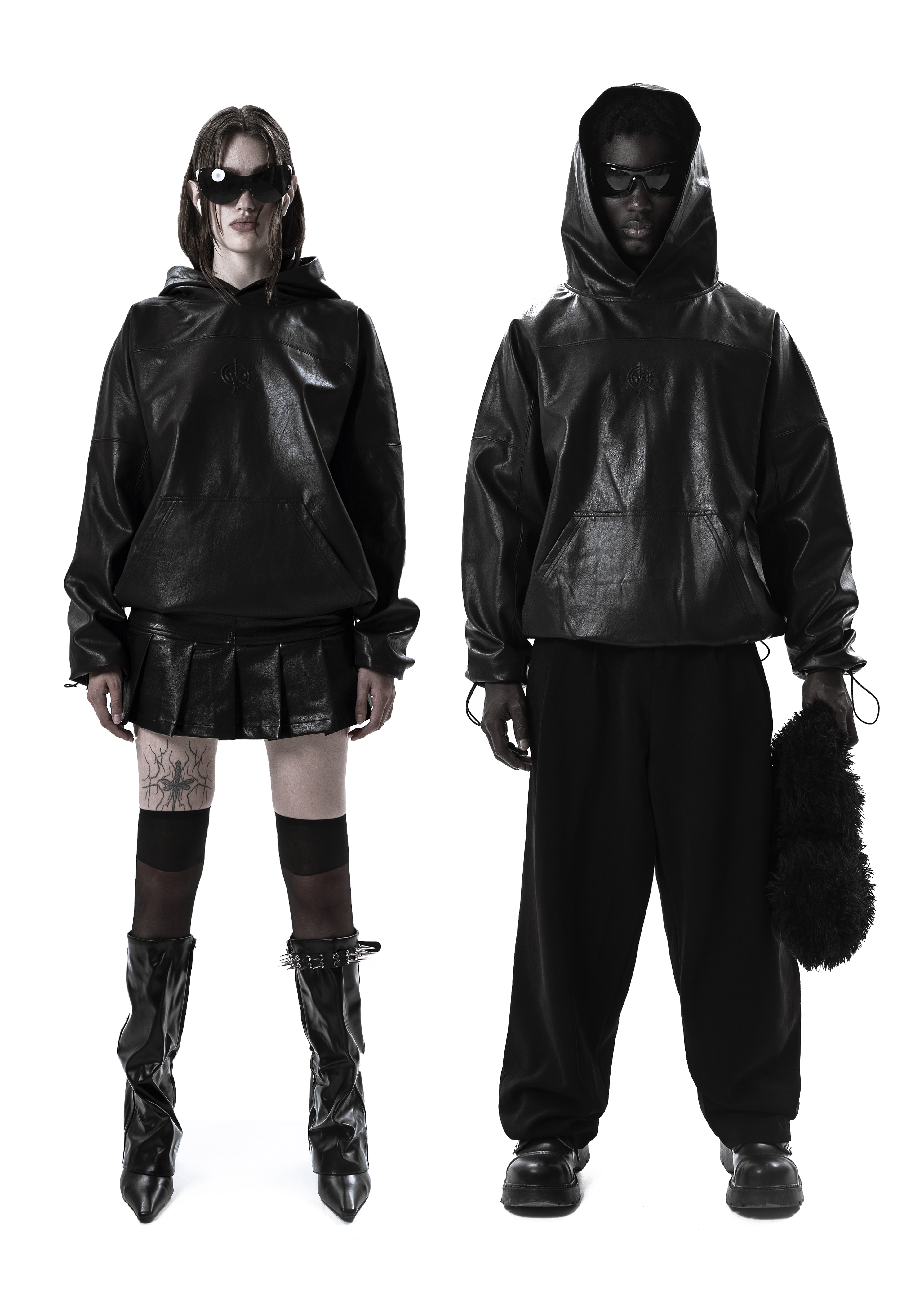 Кожаное Худи «OPG» - 3