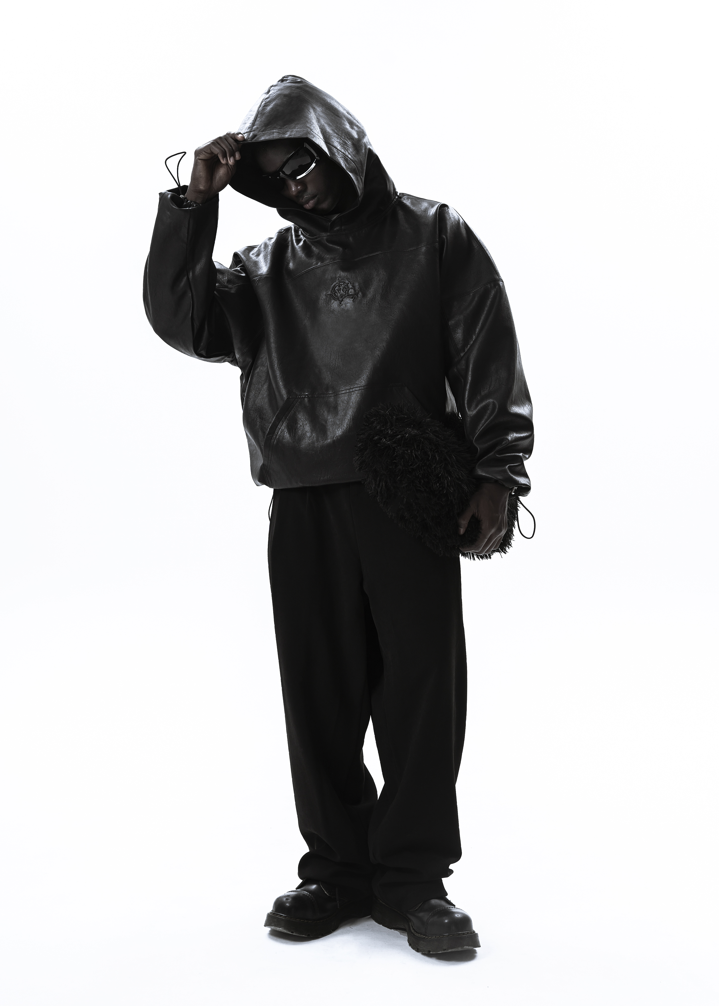 Кожаное Худи «OPG» - 6