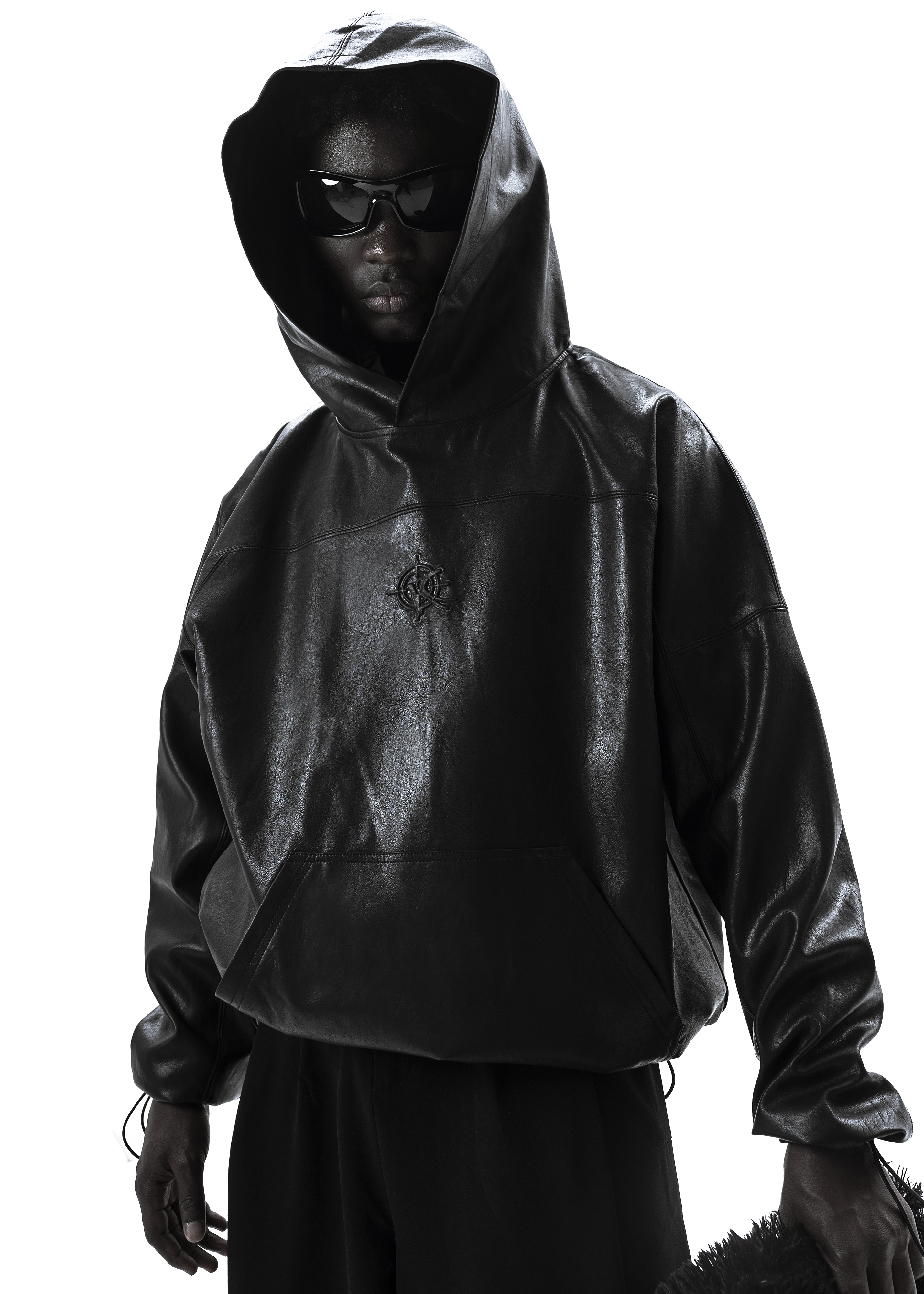 Кожаное Худи «OPG» - 4