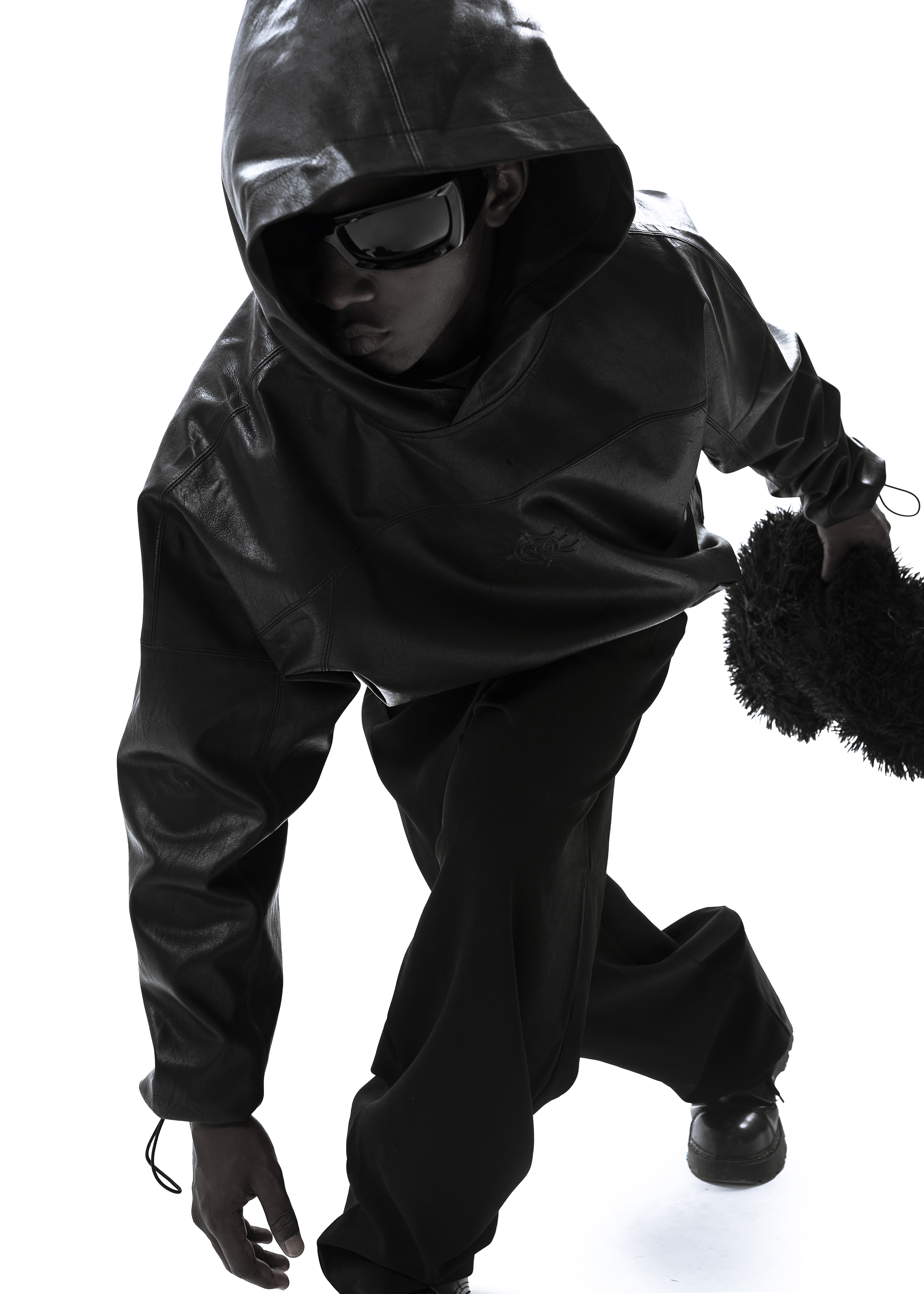 Кожаное Худи «OPG» - 7