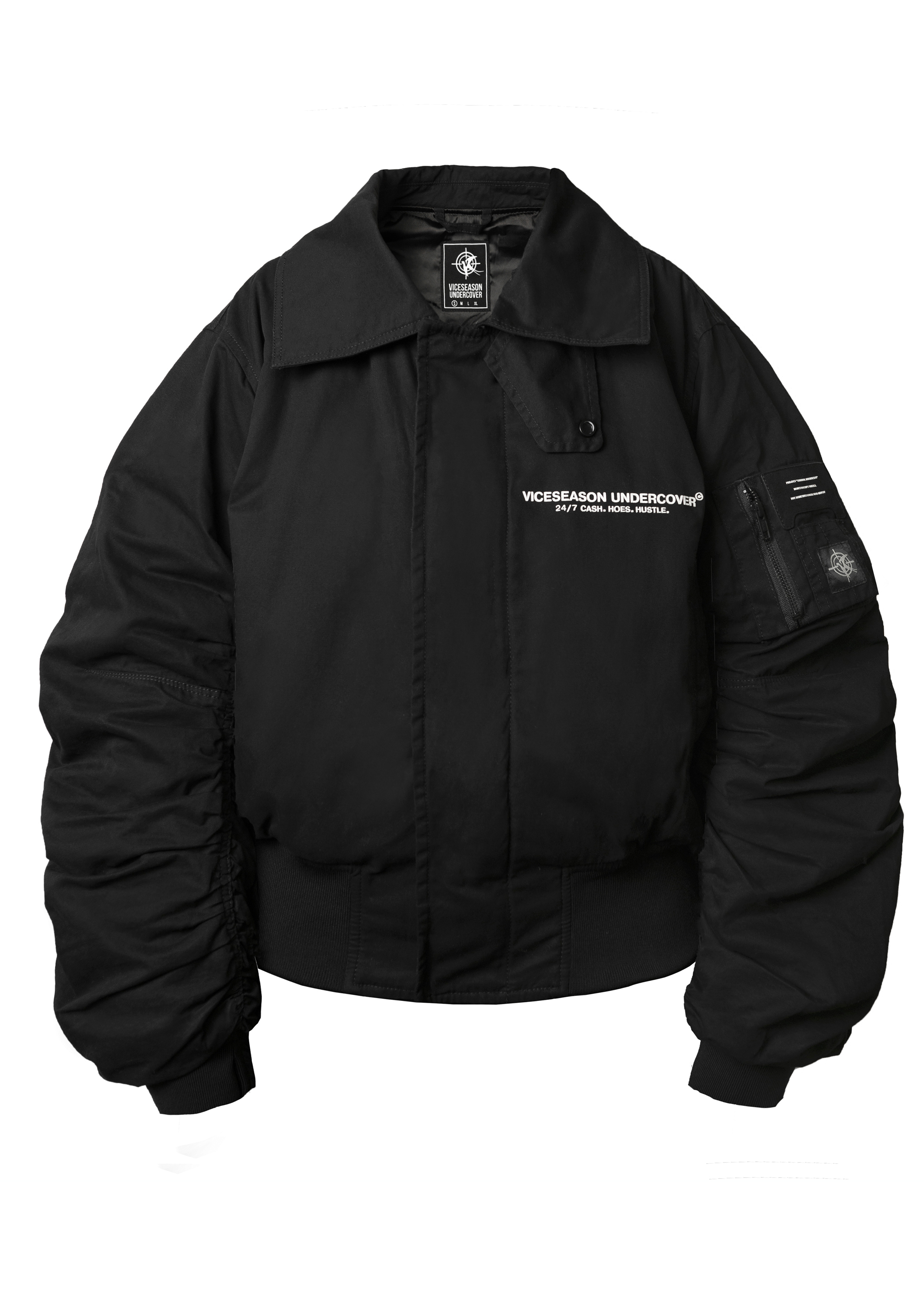 Бомбер «Cash dry V2 black» - 1