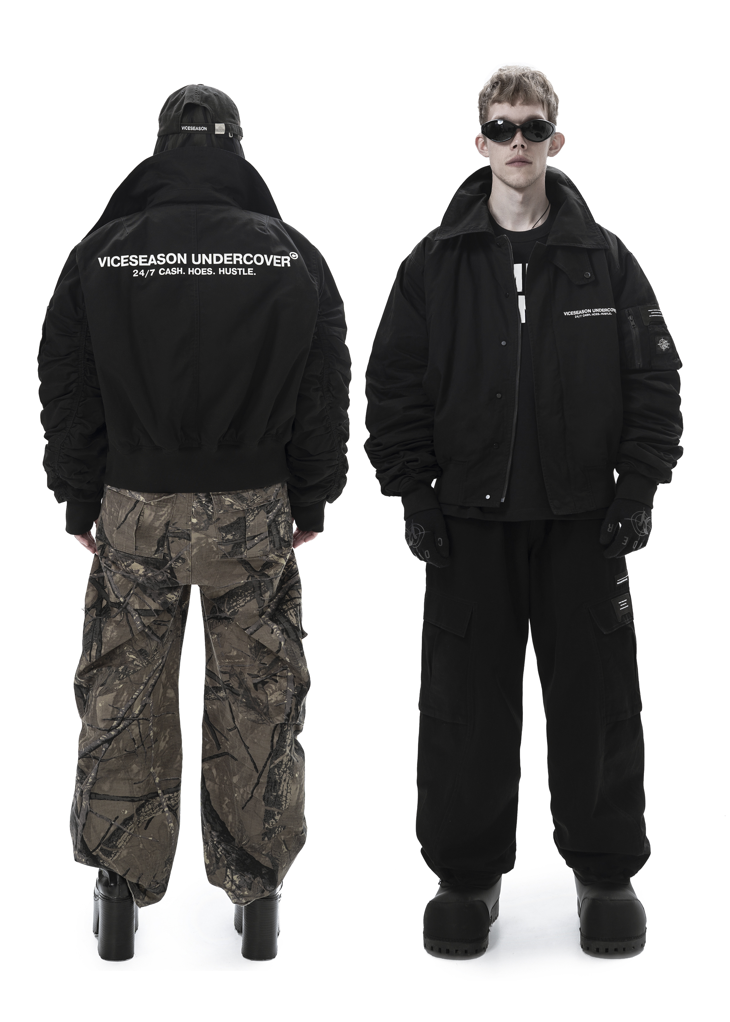 Бомбер «Cash dry V2 black» - 2