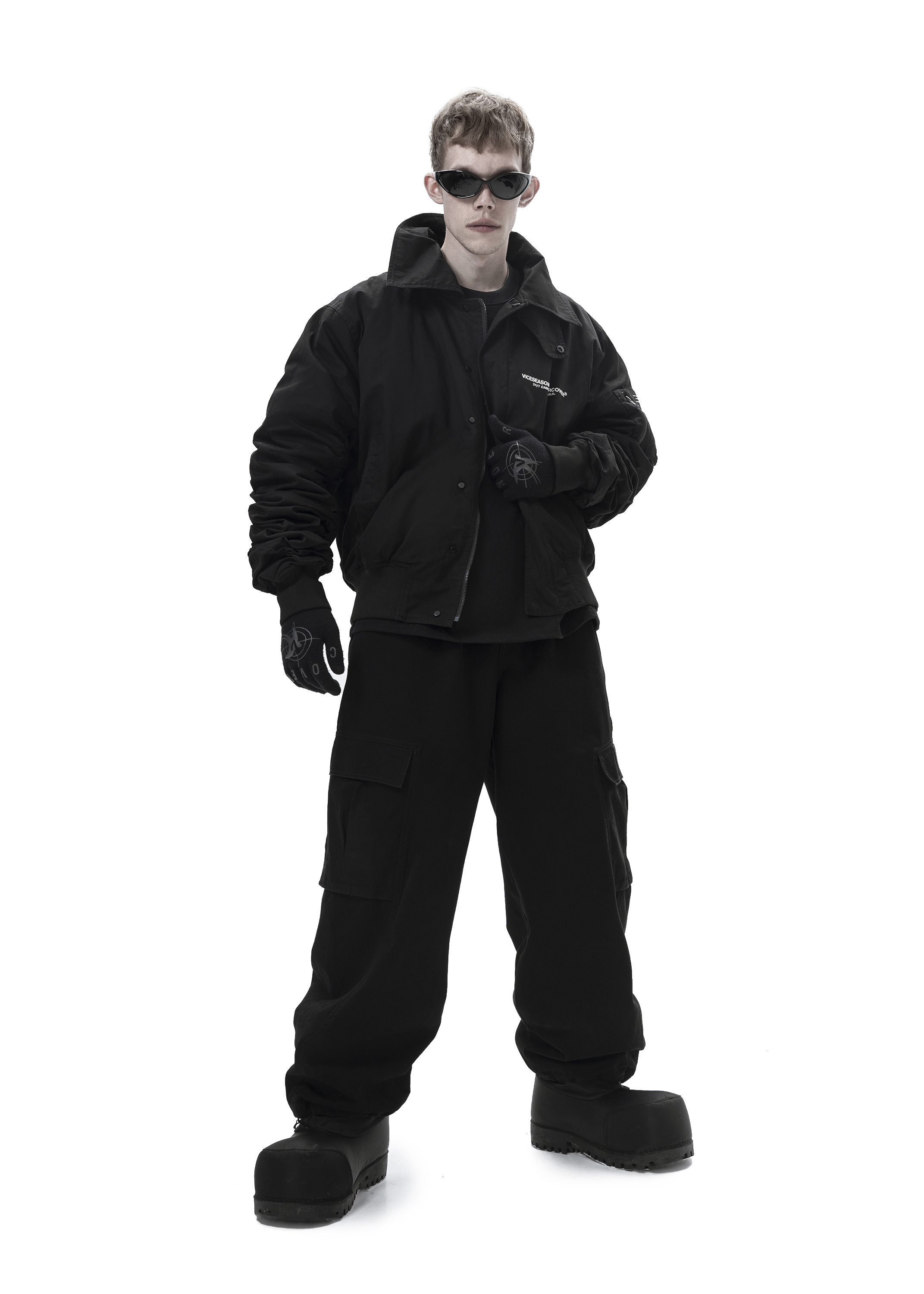 Бомбер «Cash dry V2 black» - 3