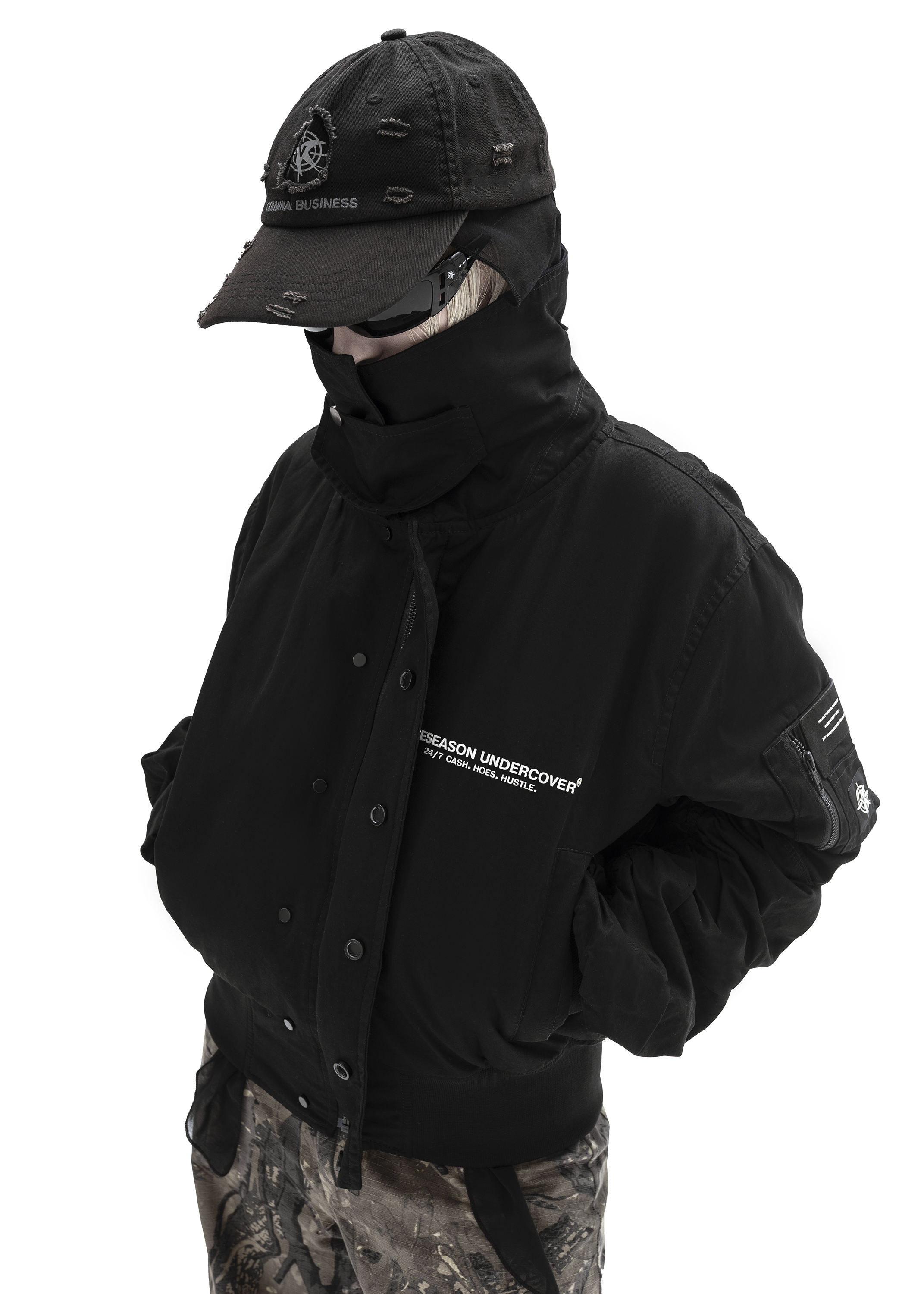 Бомбер «Cash dry V2 black» - 6