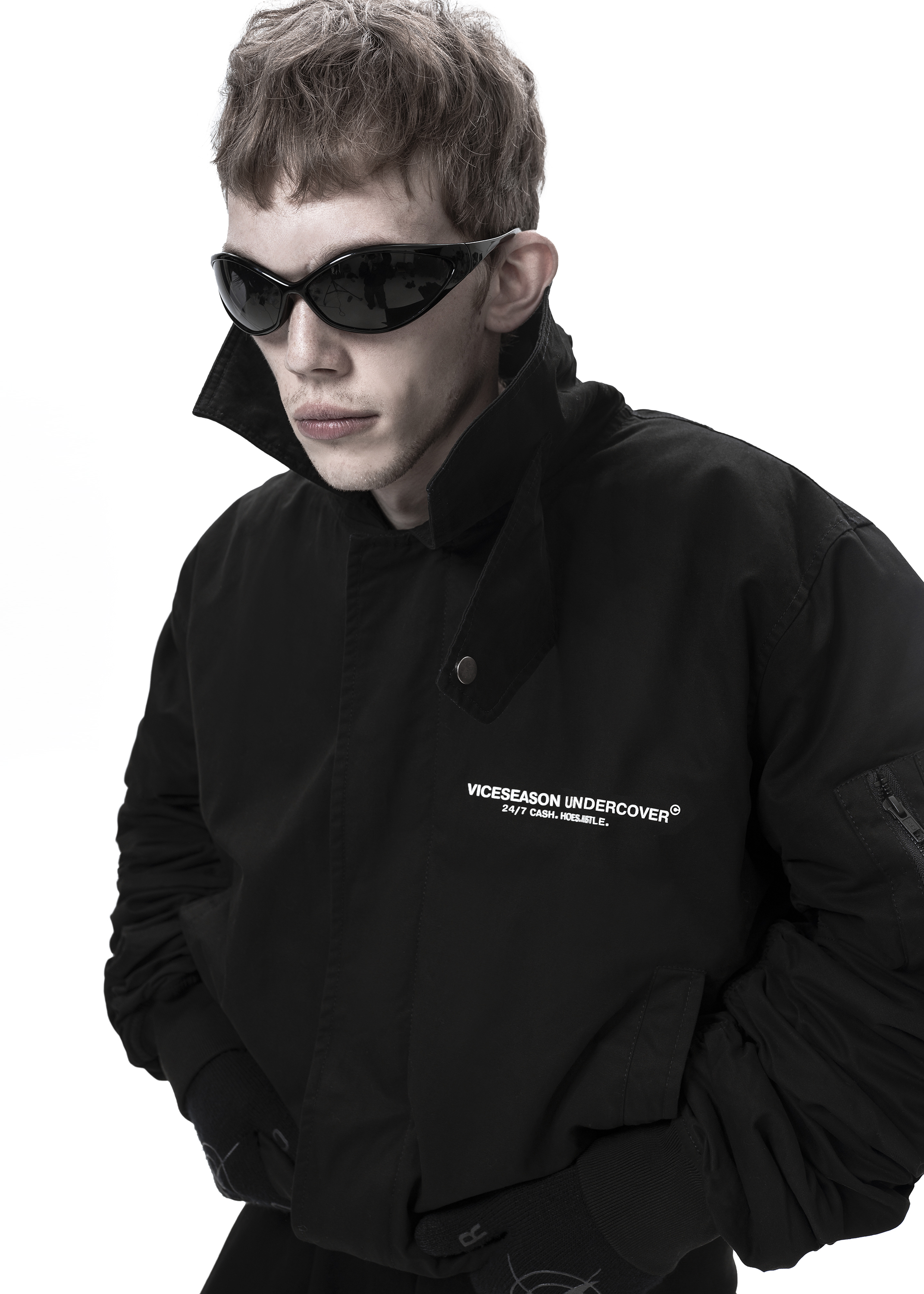 Бомбер «Cash dry V2 black» - 8