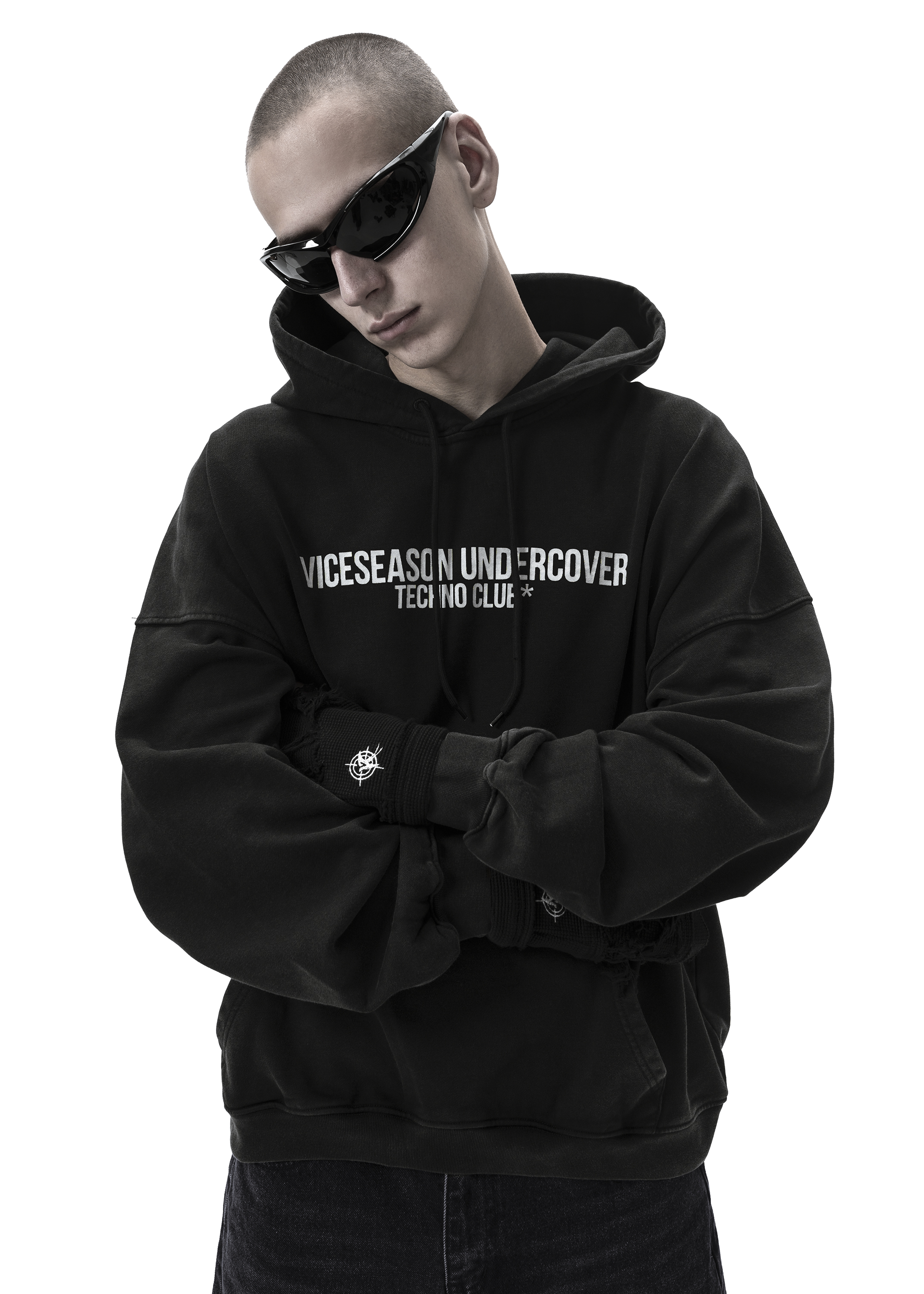 Худи «Techno club black» - 5